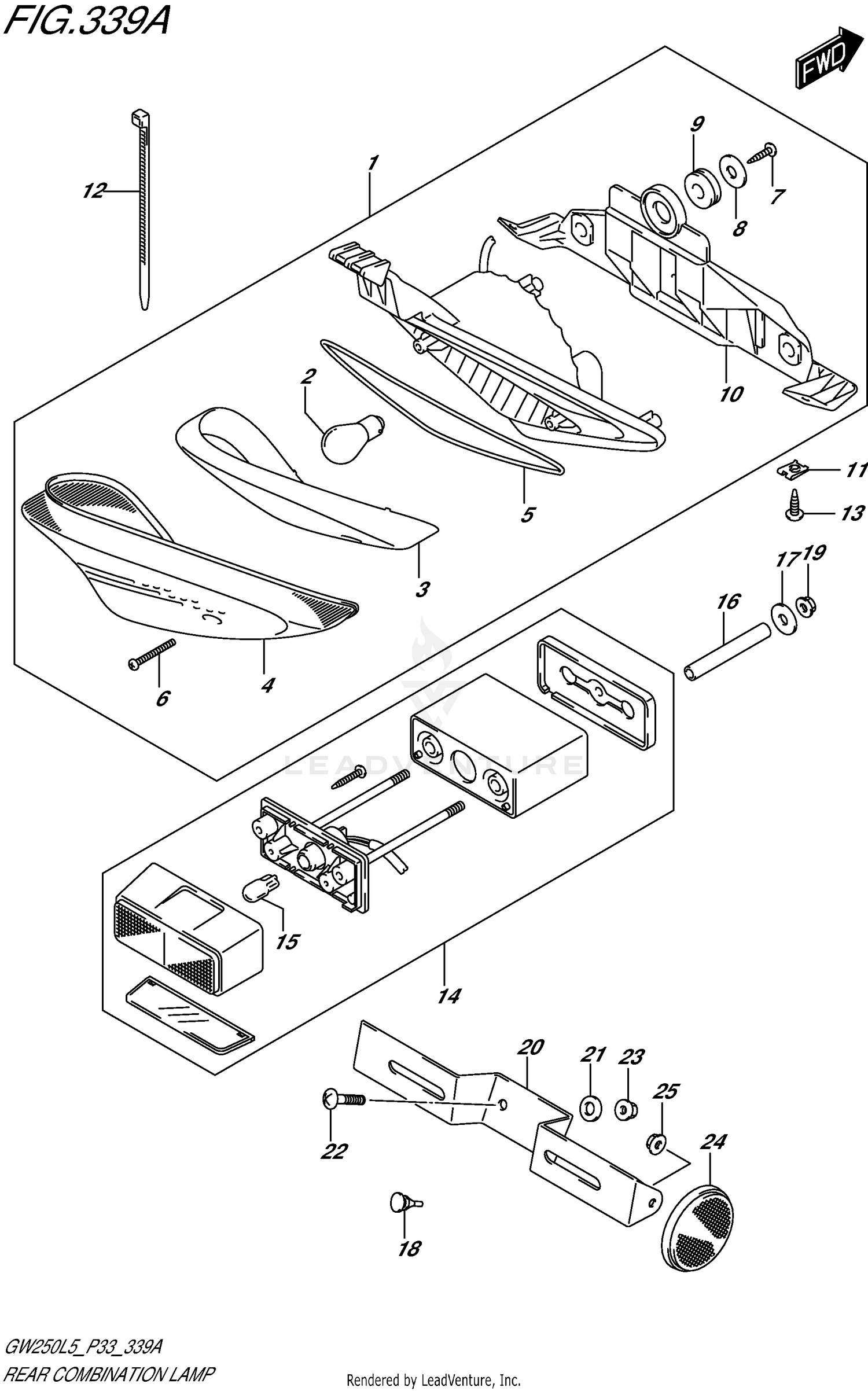 REAR COMBINATION LAMP