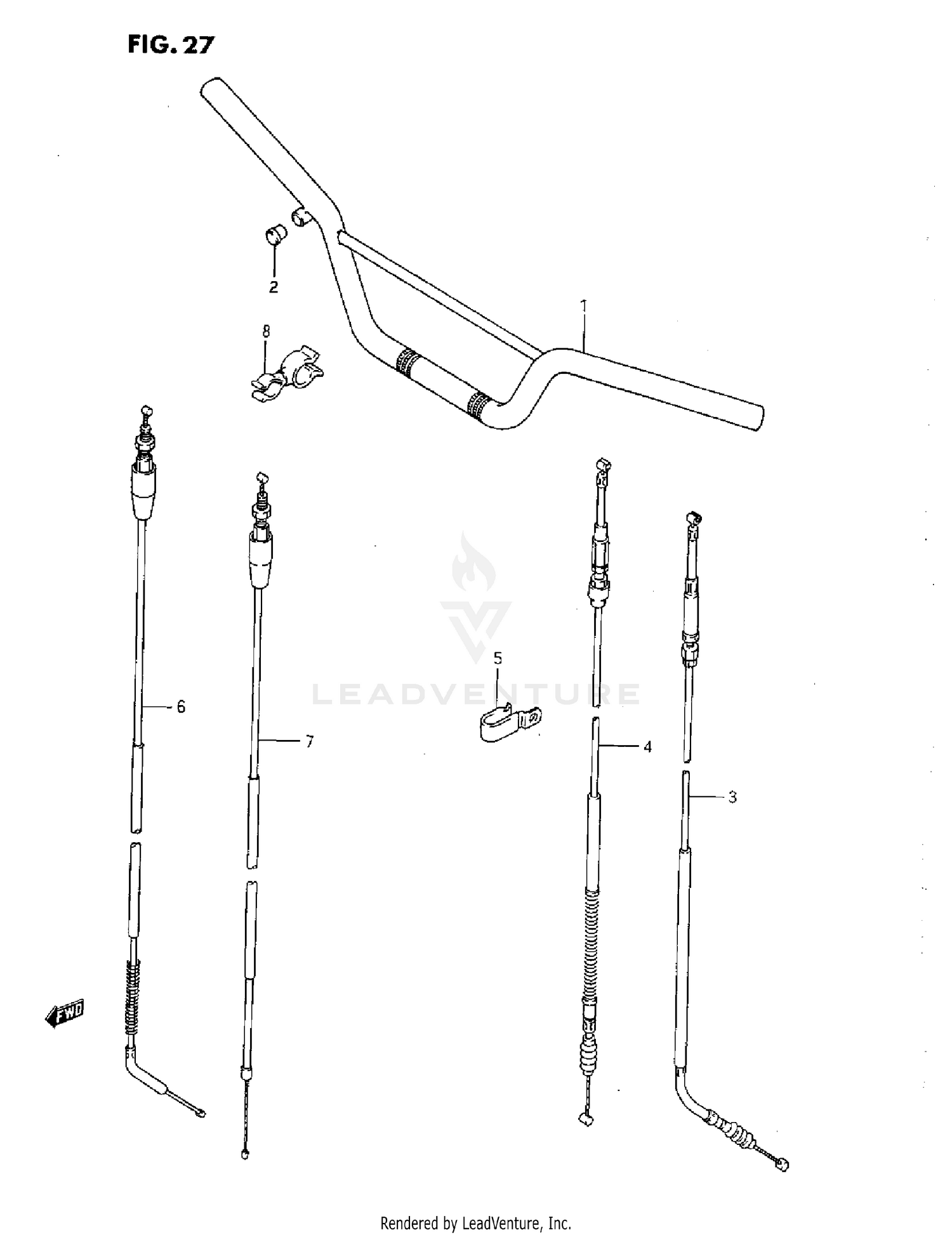 HANDLEBAR-CONTROL CABLE