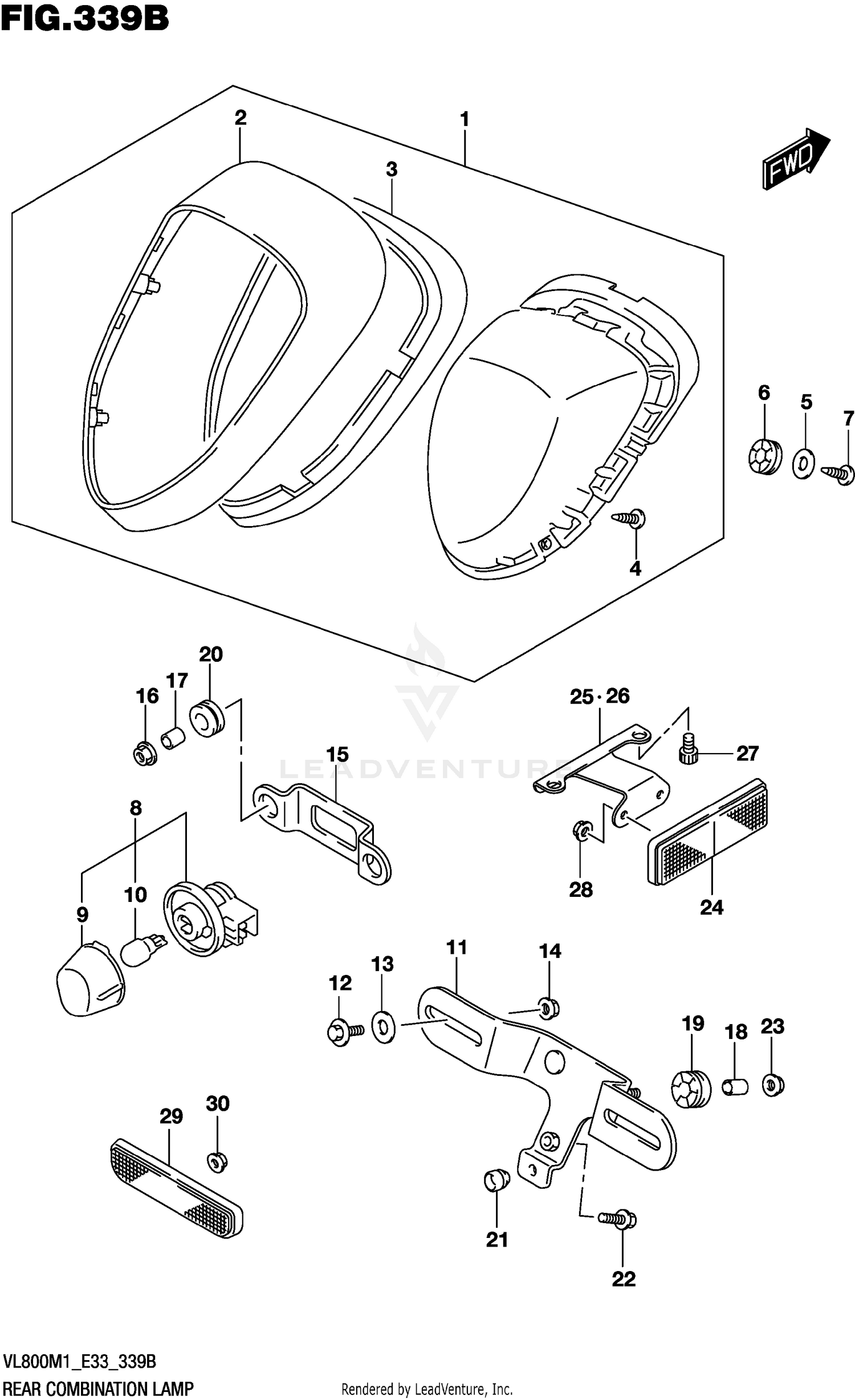 REAR COMBINATION LAMP