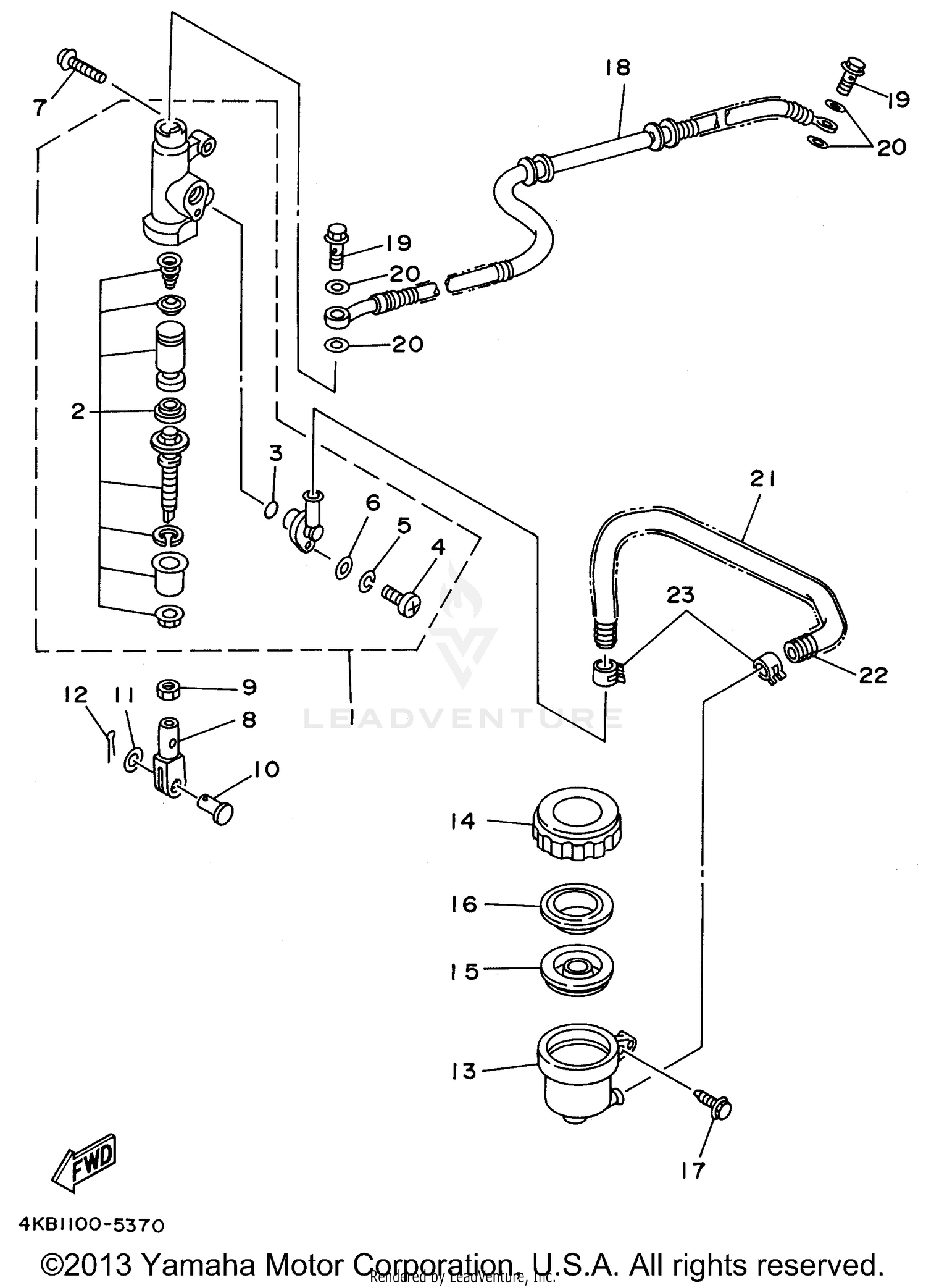 REAR MASTER CYLINDER