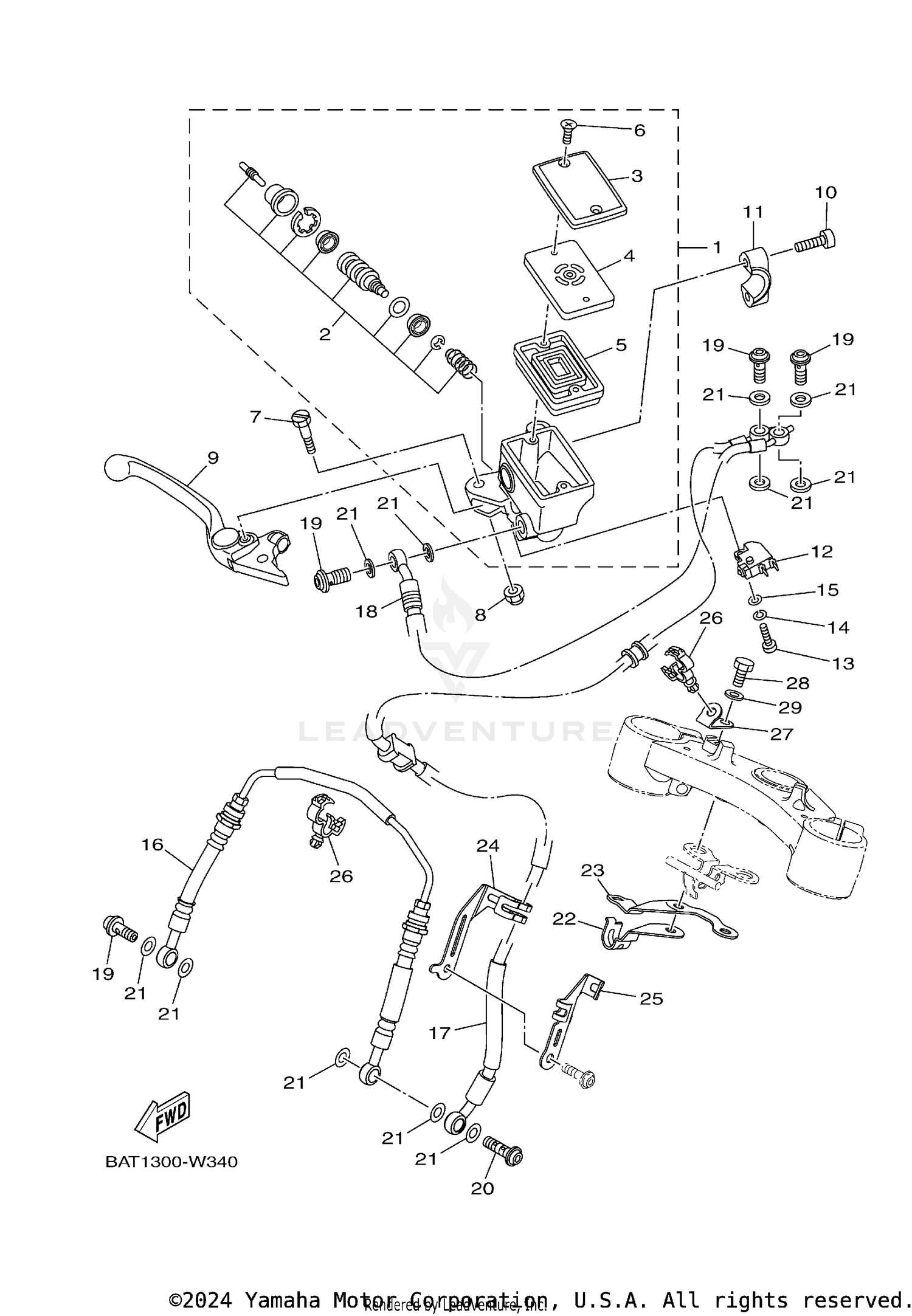 FRONT MASTER CYLINDER