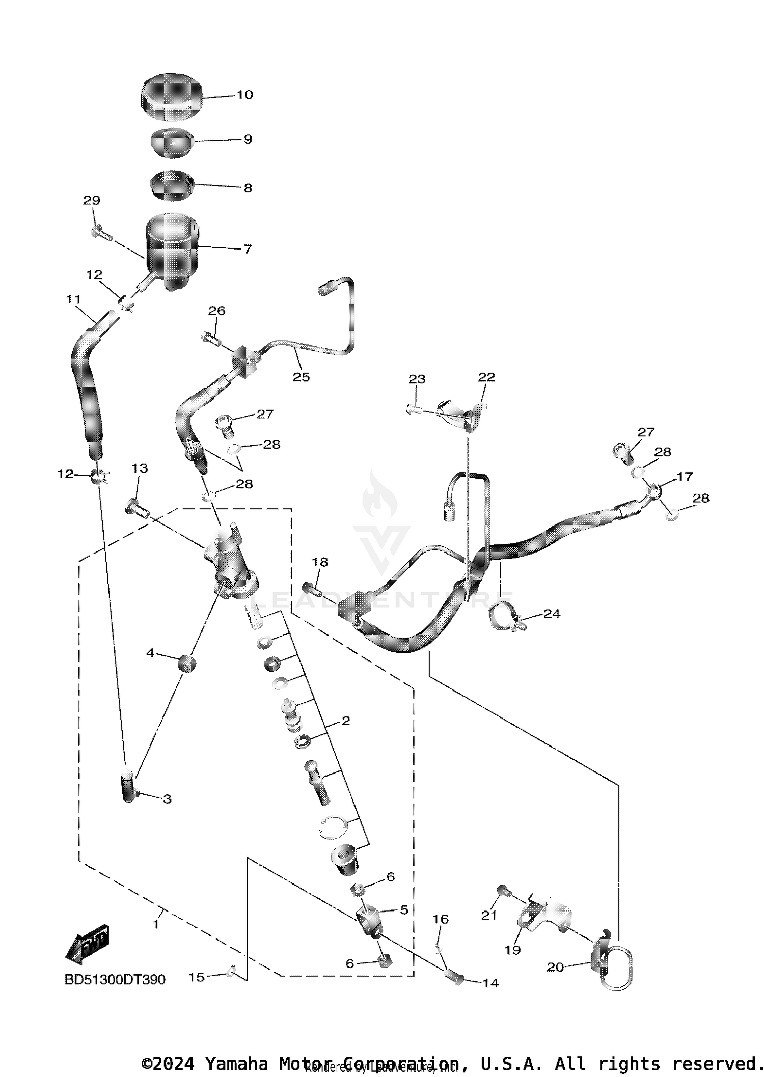 REAR MASTER CYLINDER