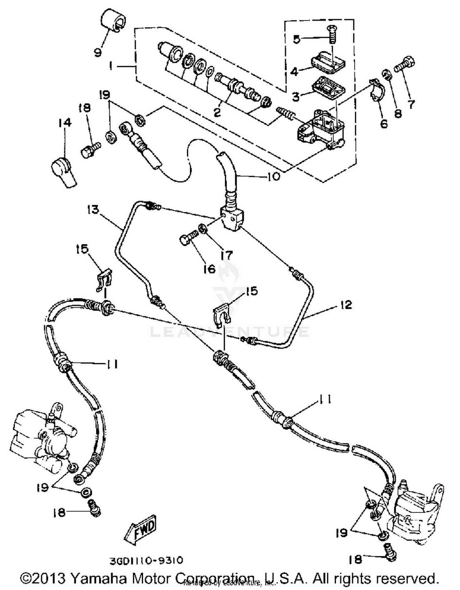FRONT MASTER CYLINDER