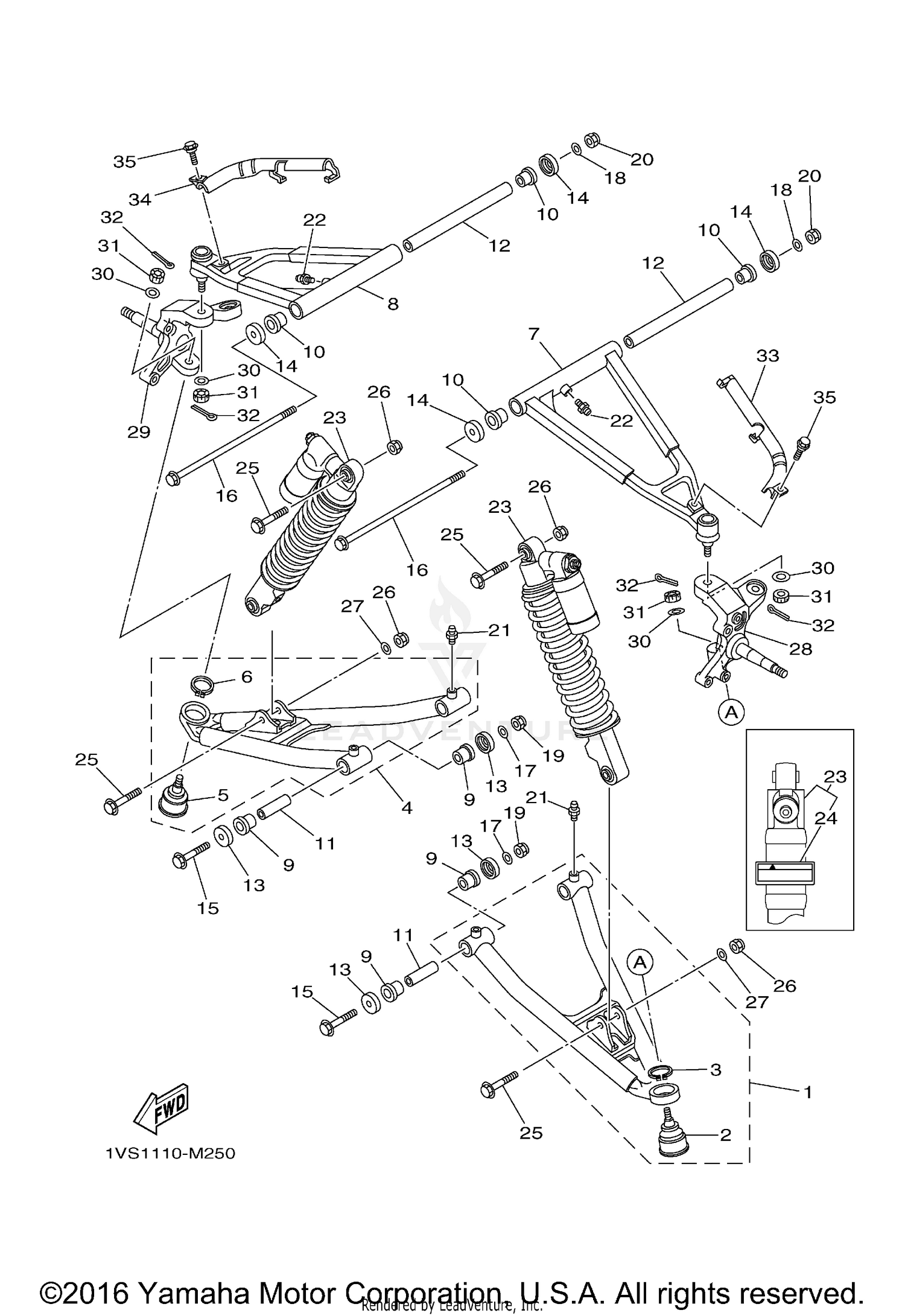 FRONT SUSPENSION WHEEL