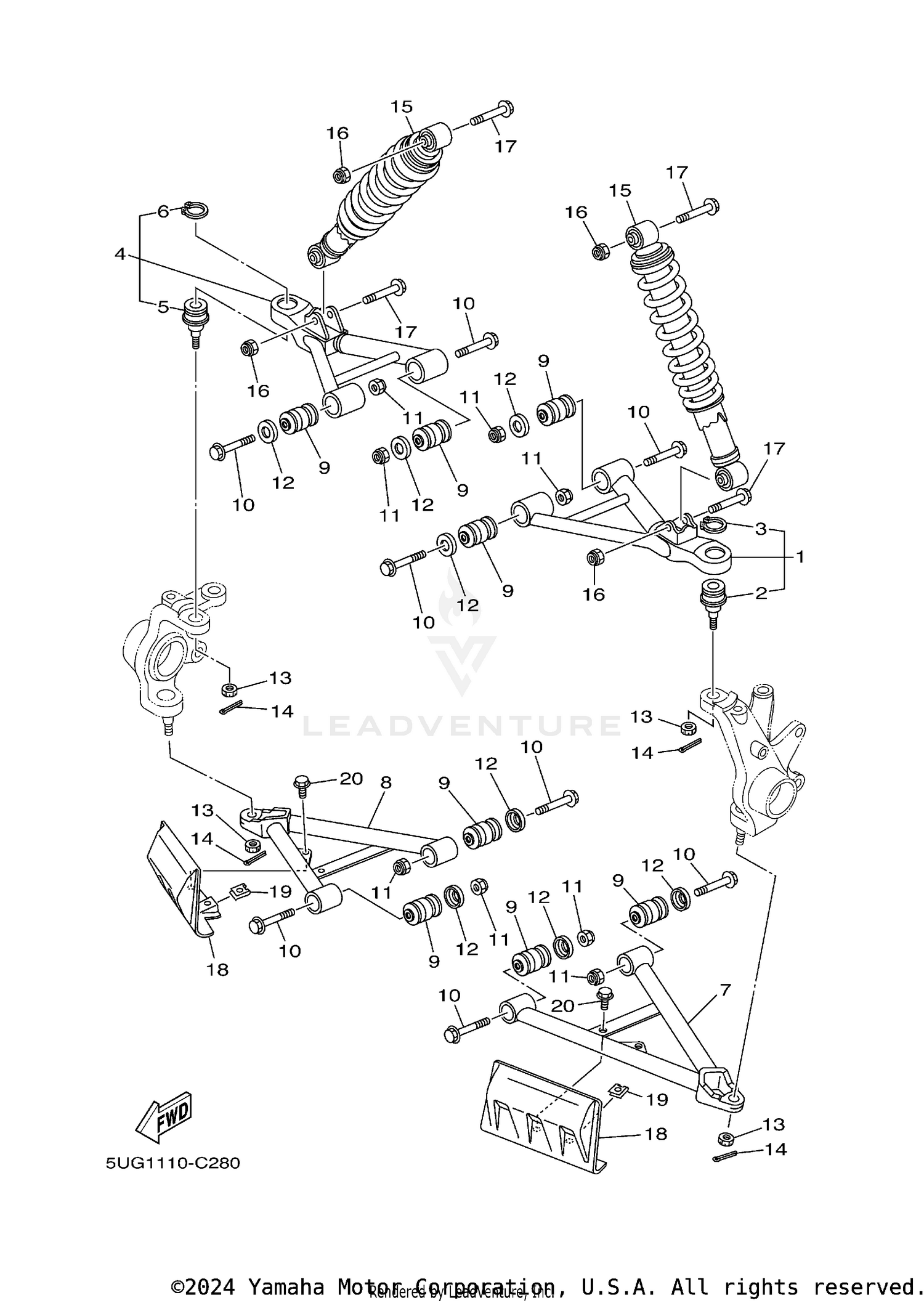 FRONT SUSPENSION WHEEL