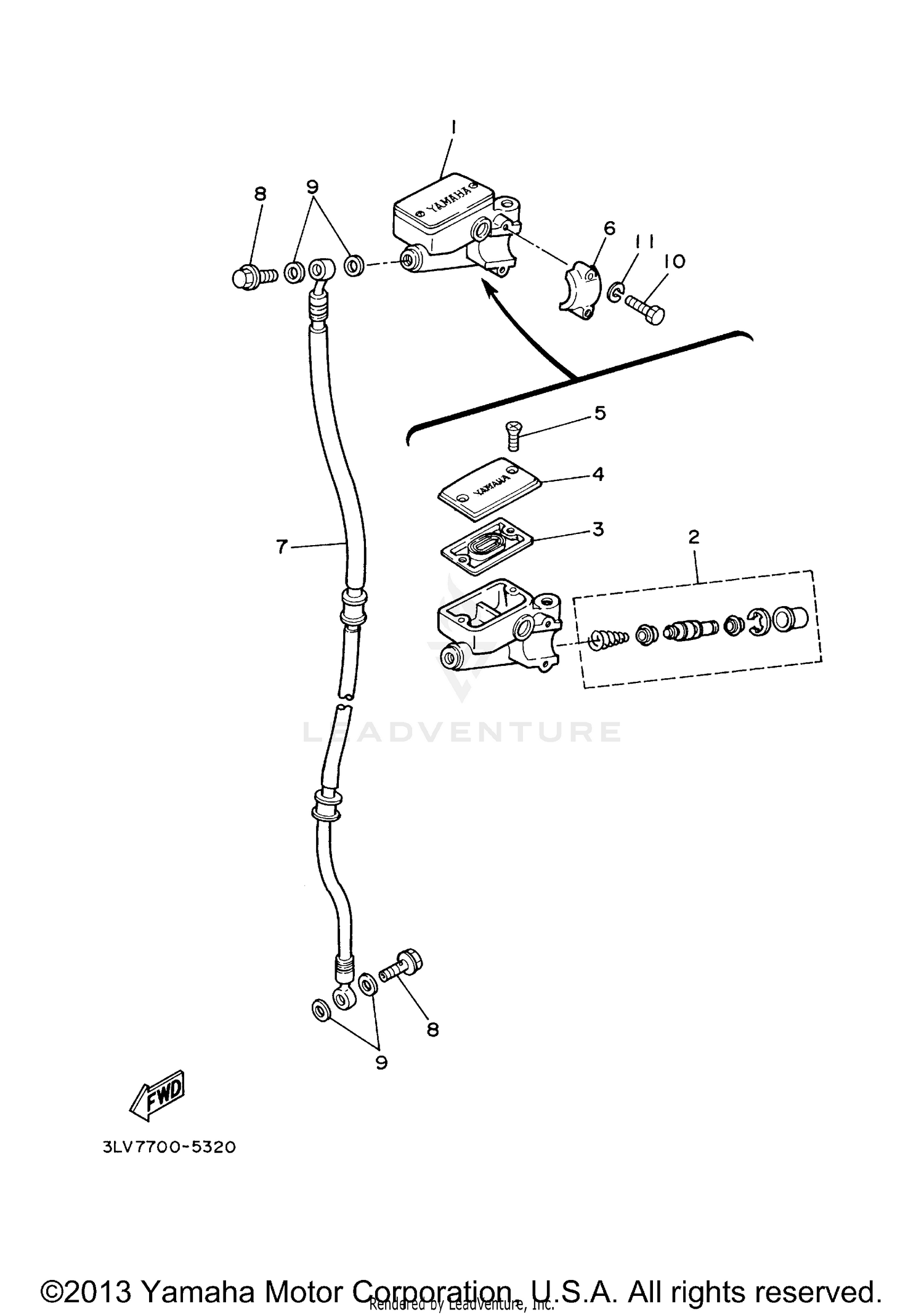 FRONT MASTER CYLINDER