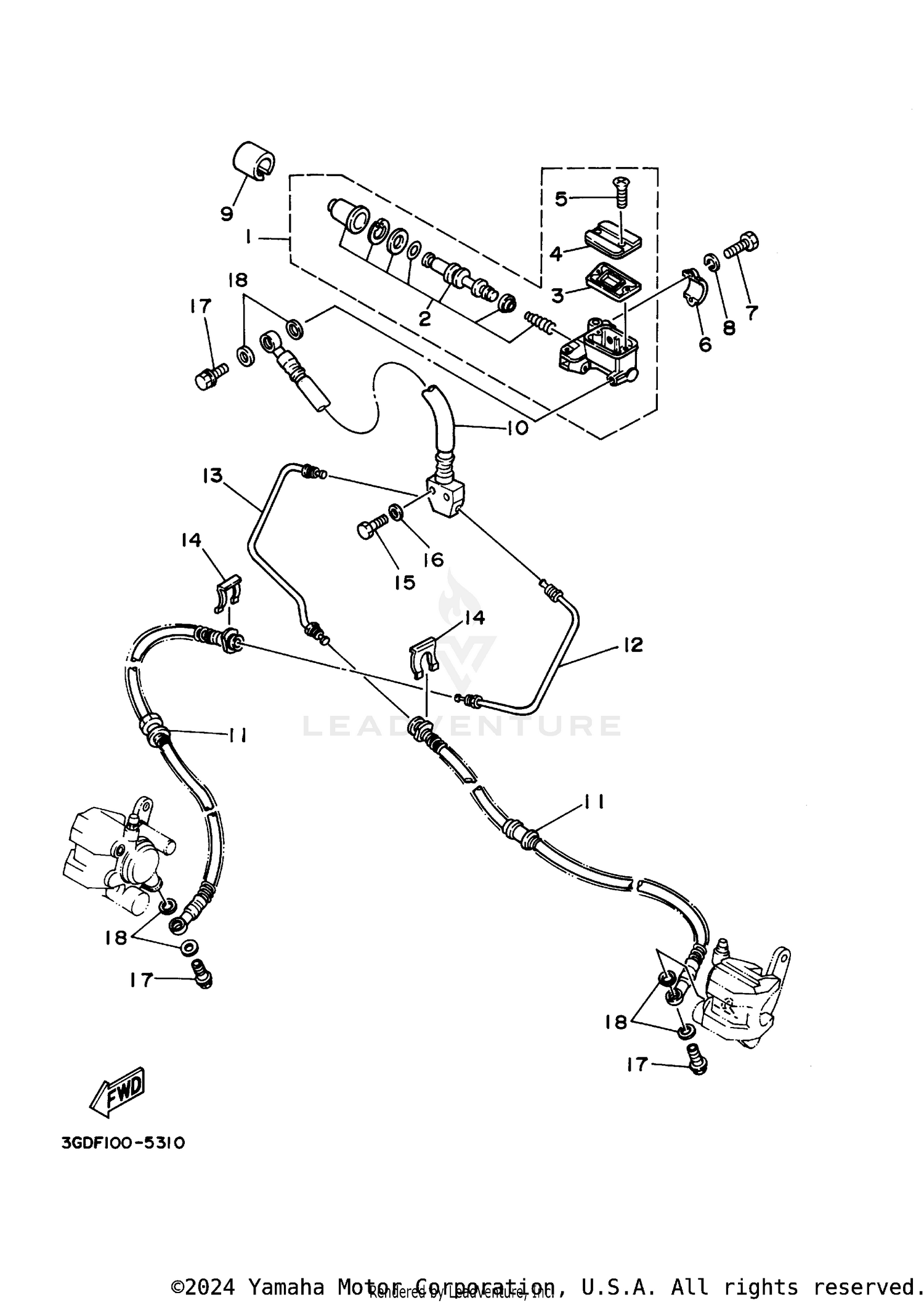 FRONT MASTER CYLINDER