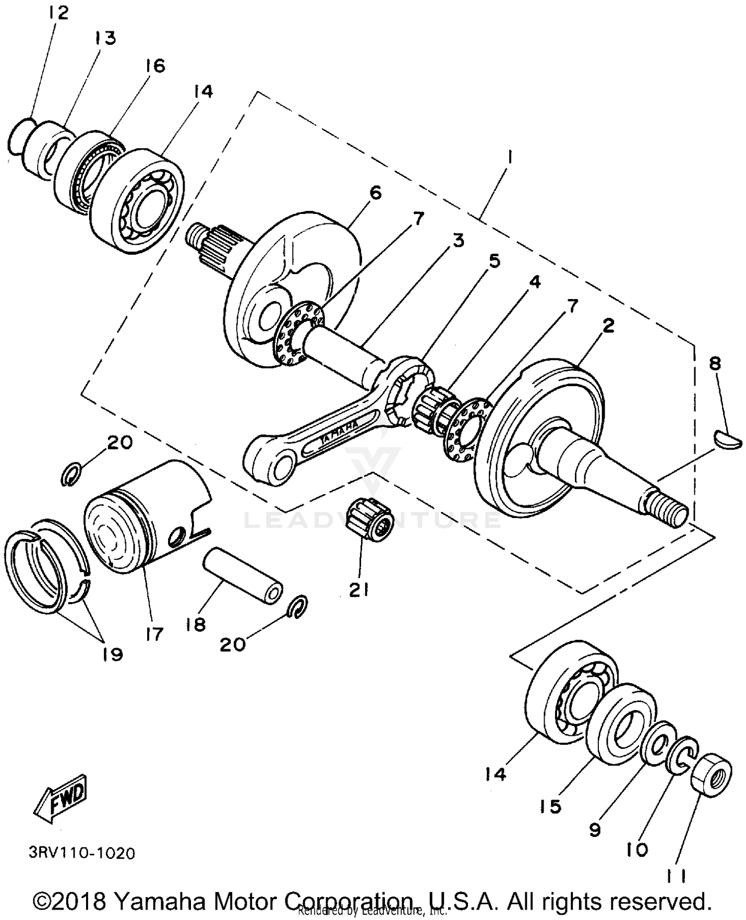 CRANKSHAFT PISTON