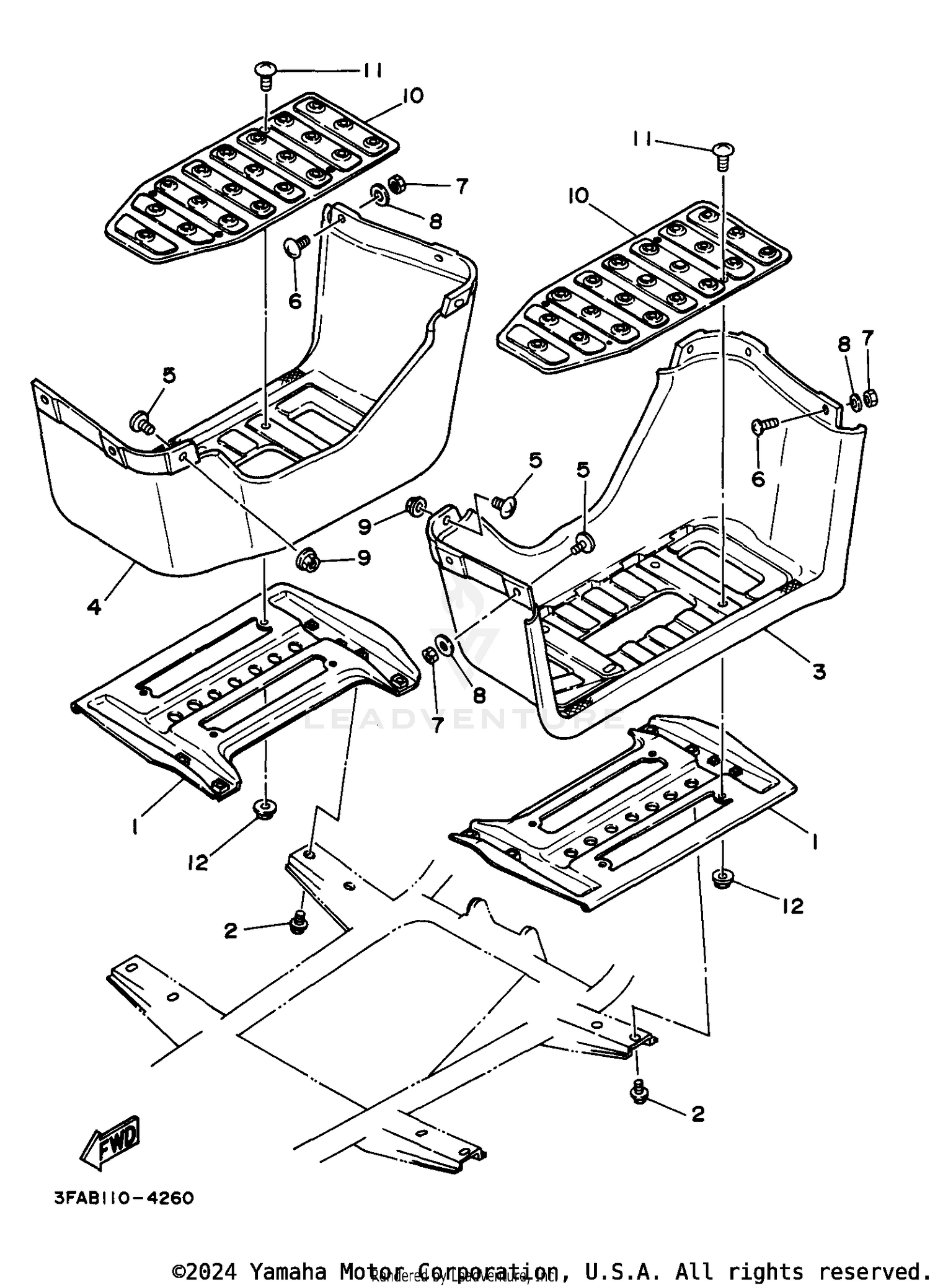 STAND - FOOTREST