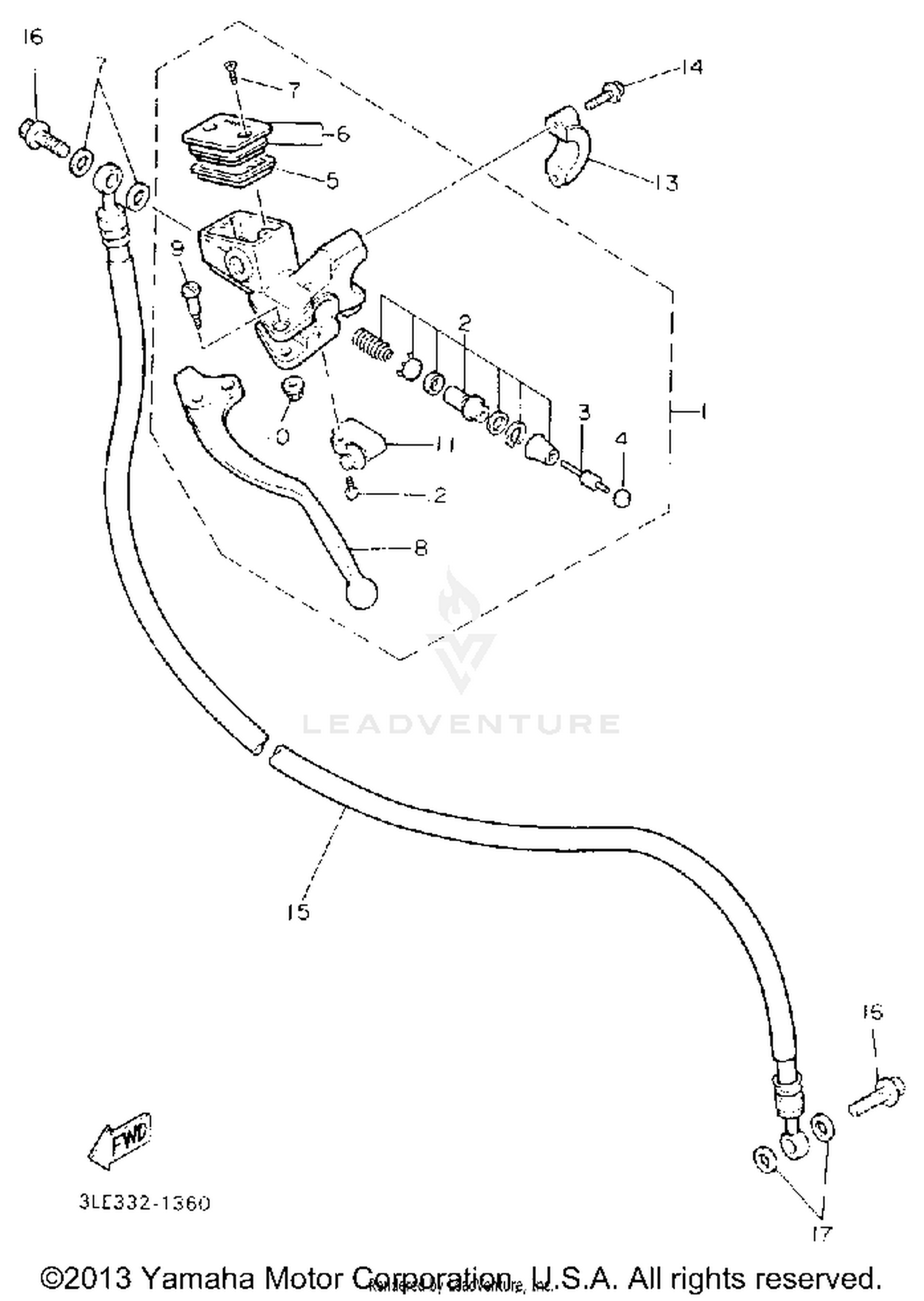 FRONT MASTER CYLINDER 2