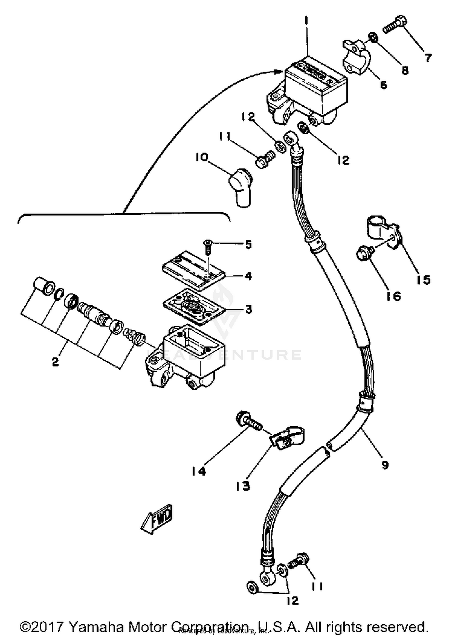 FRONT MASTER CYLINDER