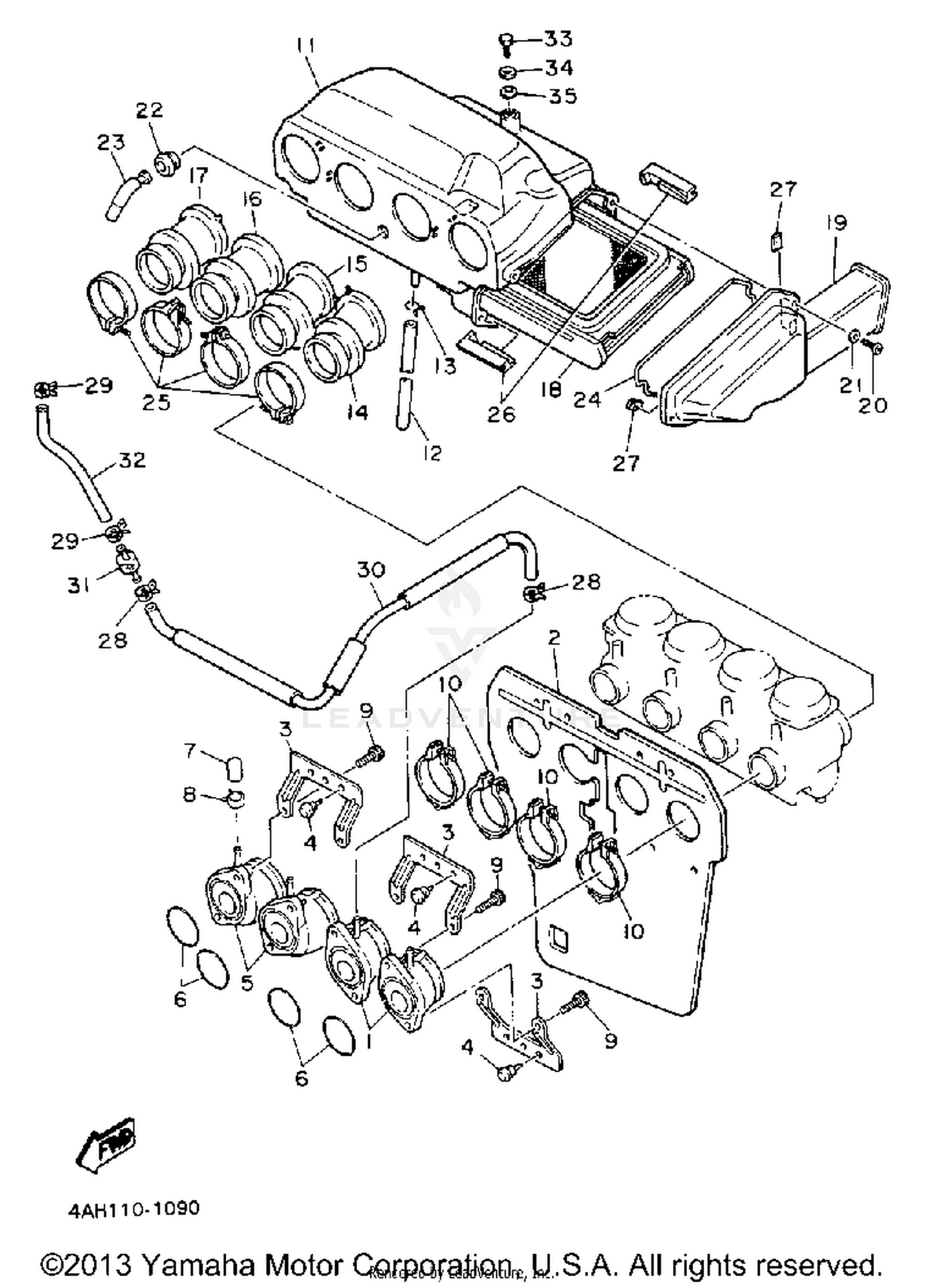 AIR FILTER NON CALIFORNIA MODEL