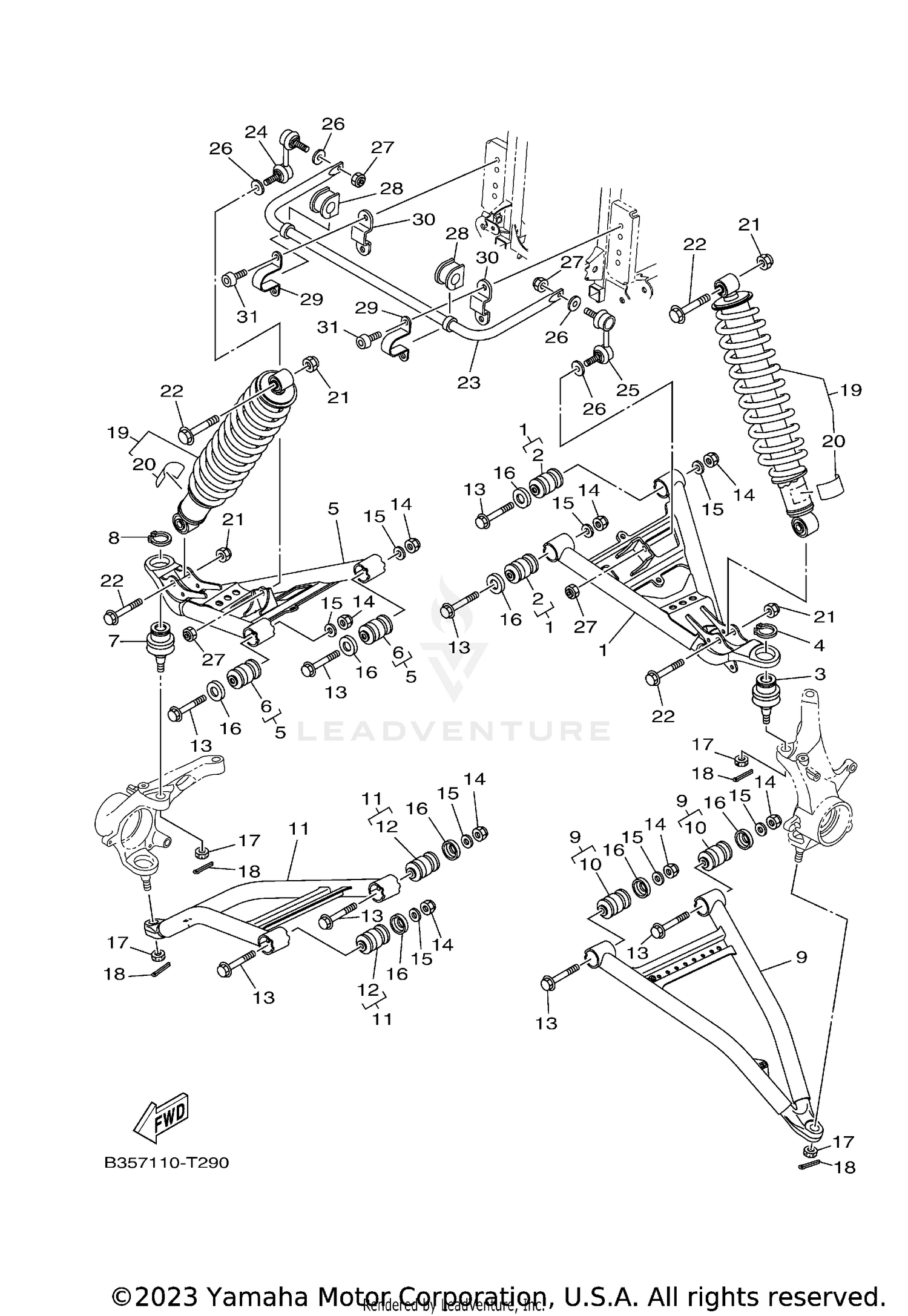 FRONT SUSPENSION WHEEL