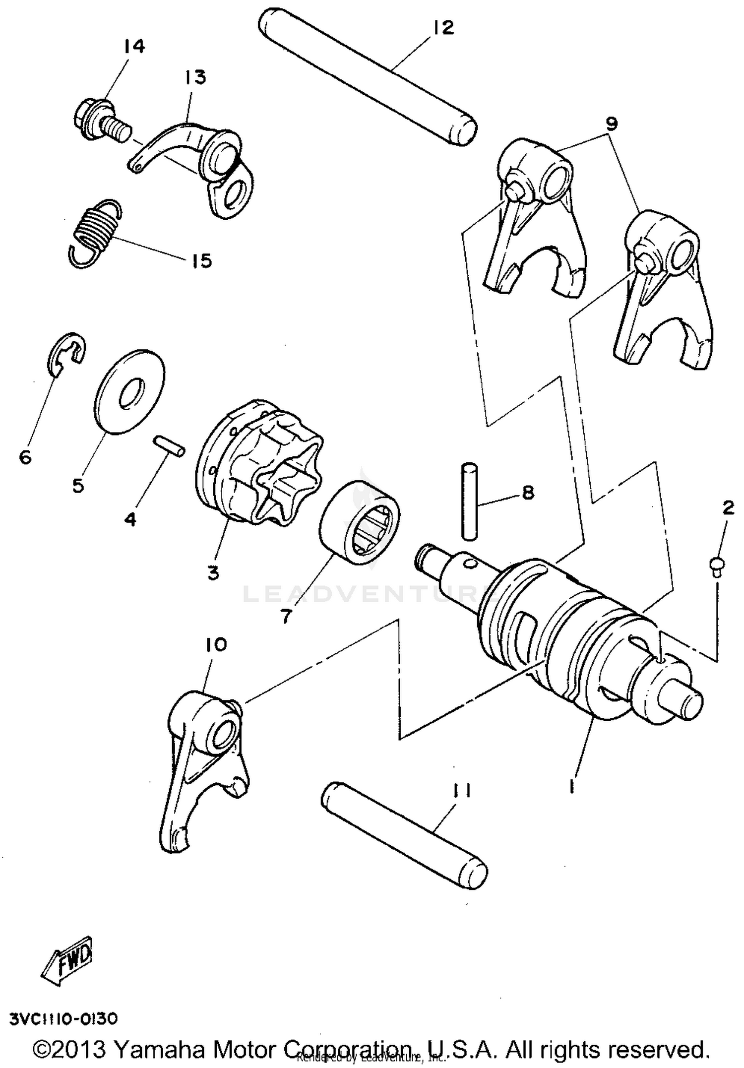 SHIFT CAM - SHIFT FORK