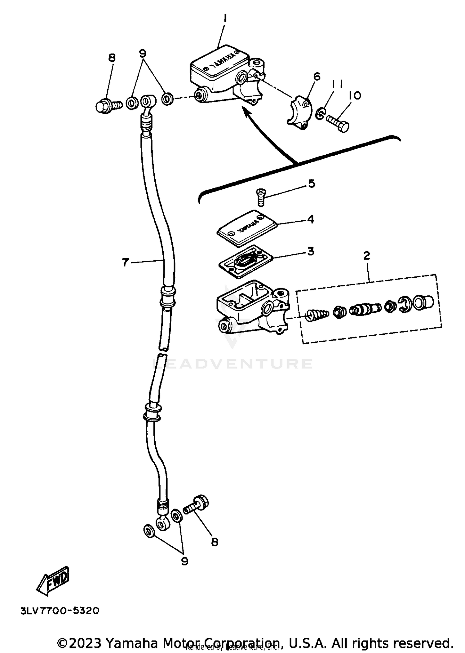FRONT MASTER CYLINDER