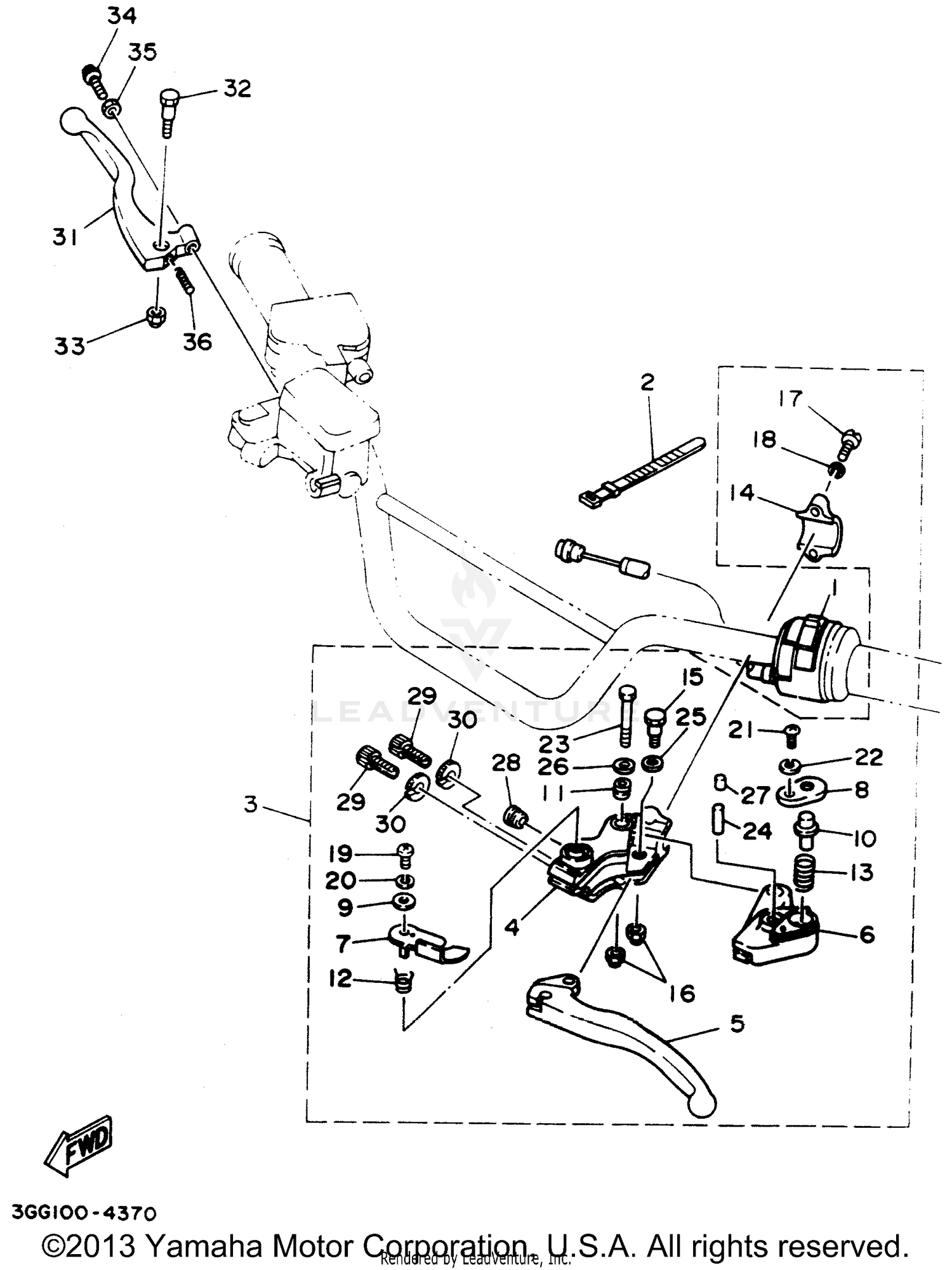 HANDLE SWITCH - LEVER