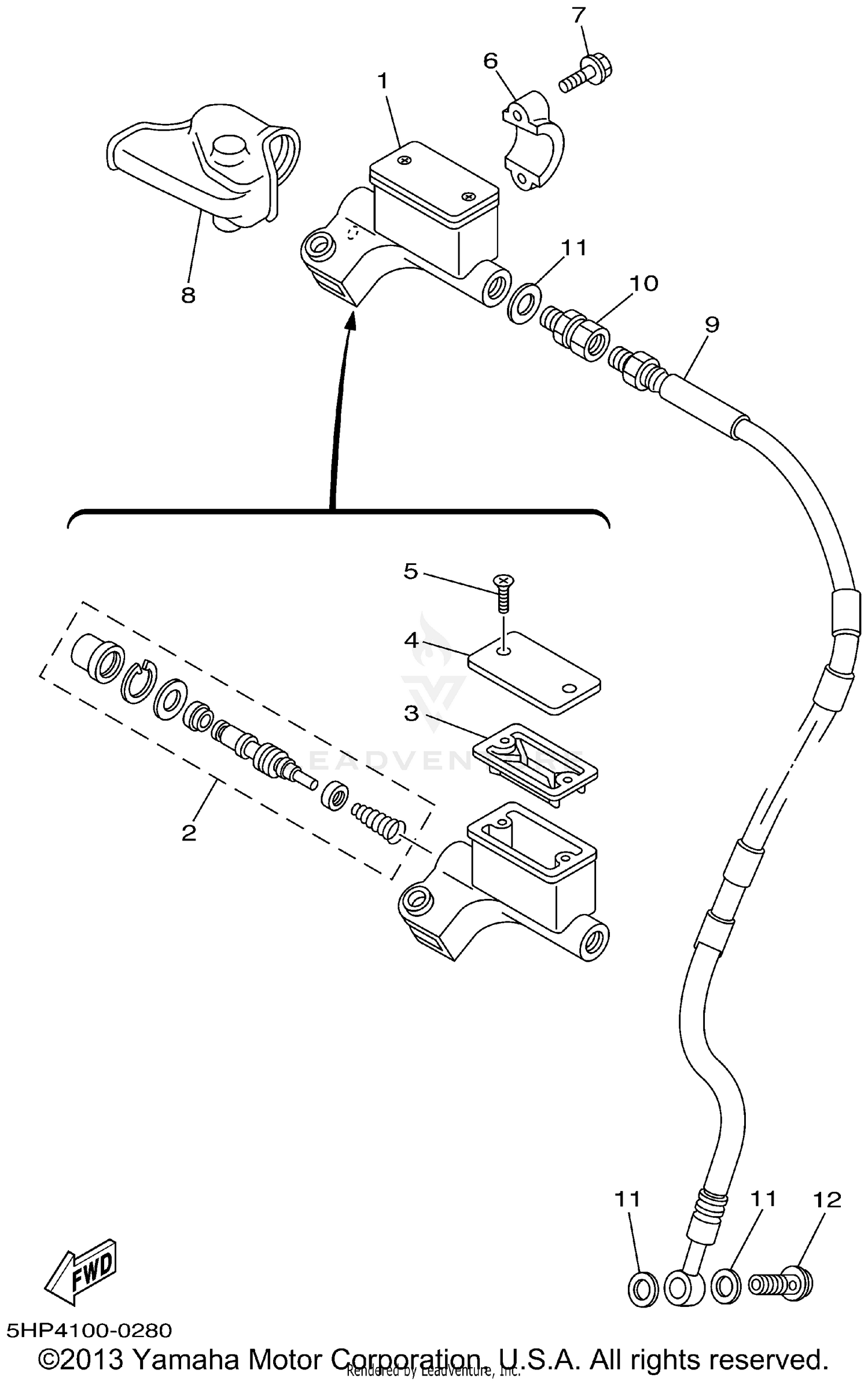 FRONT MASTER CYLINDER