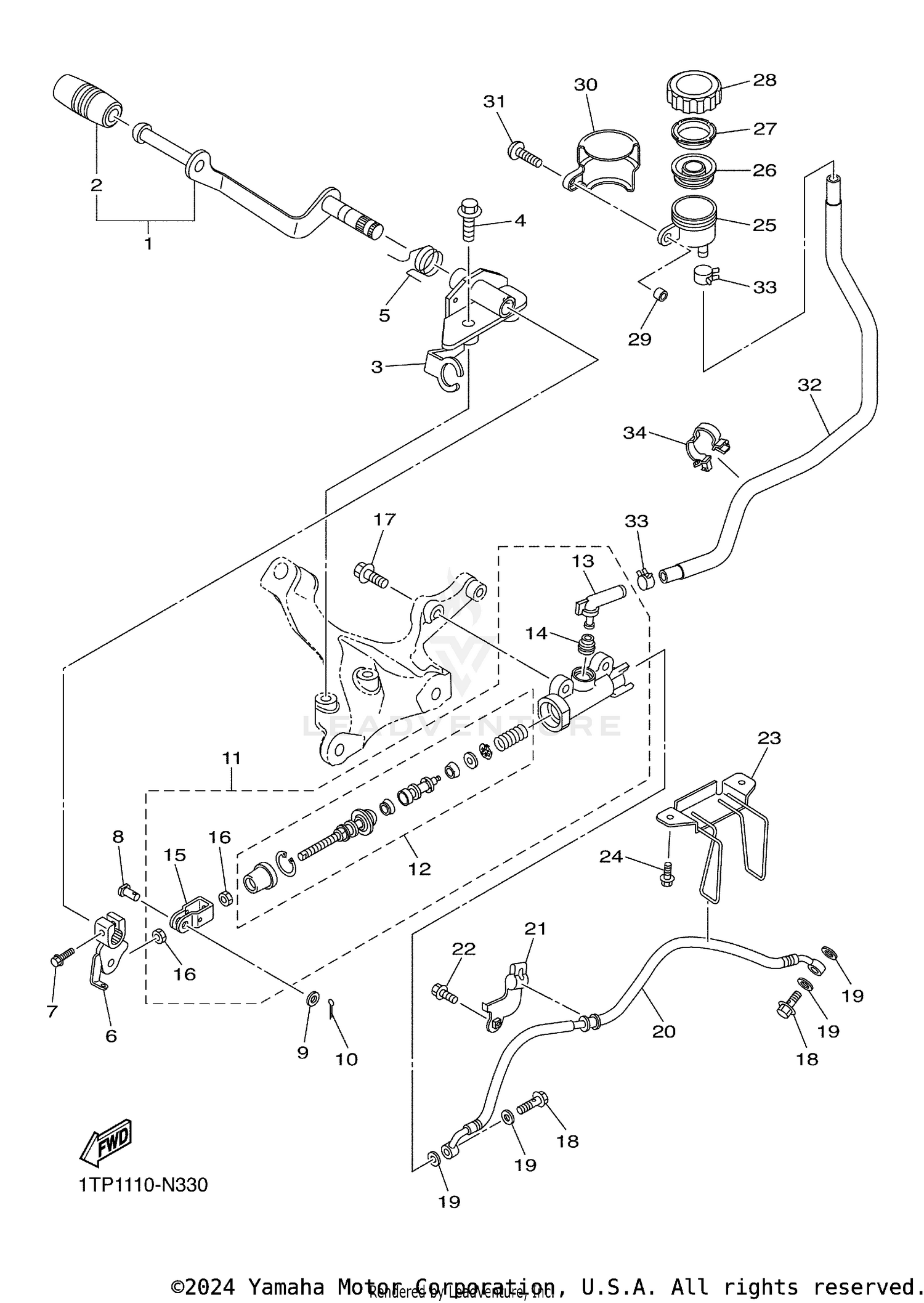 REAR MASTER CYLINDER