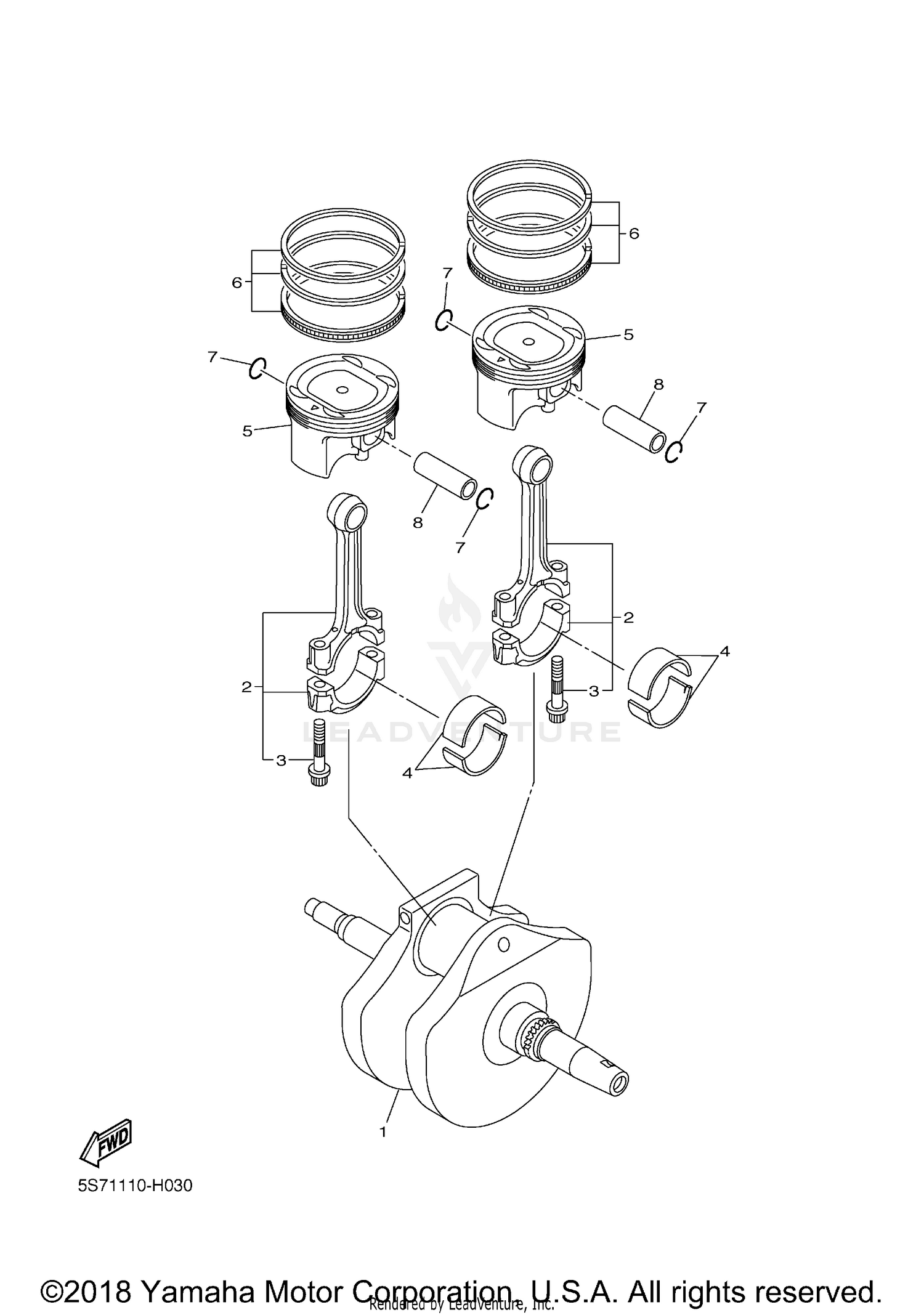 CRANKSHAFT PISTON