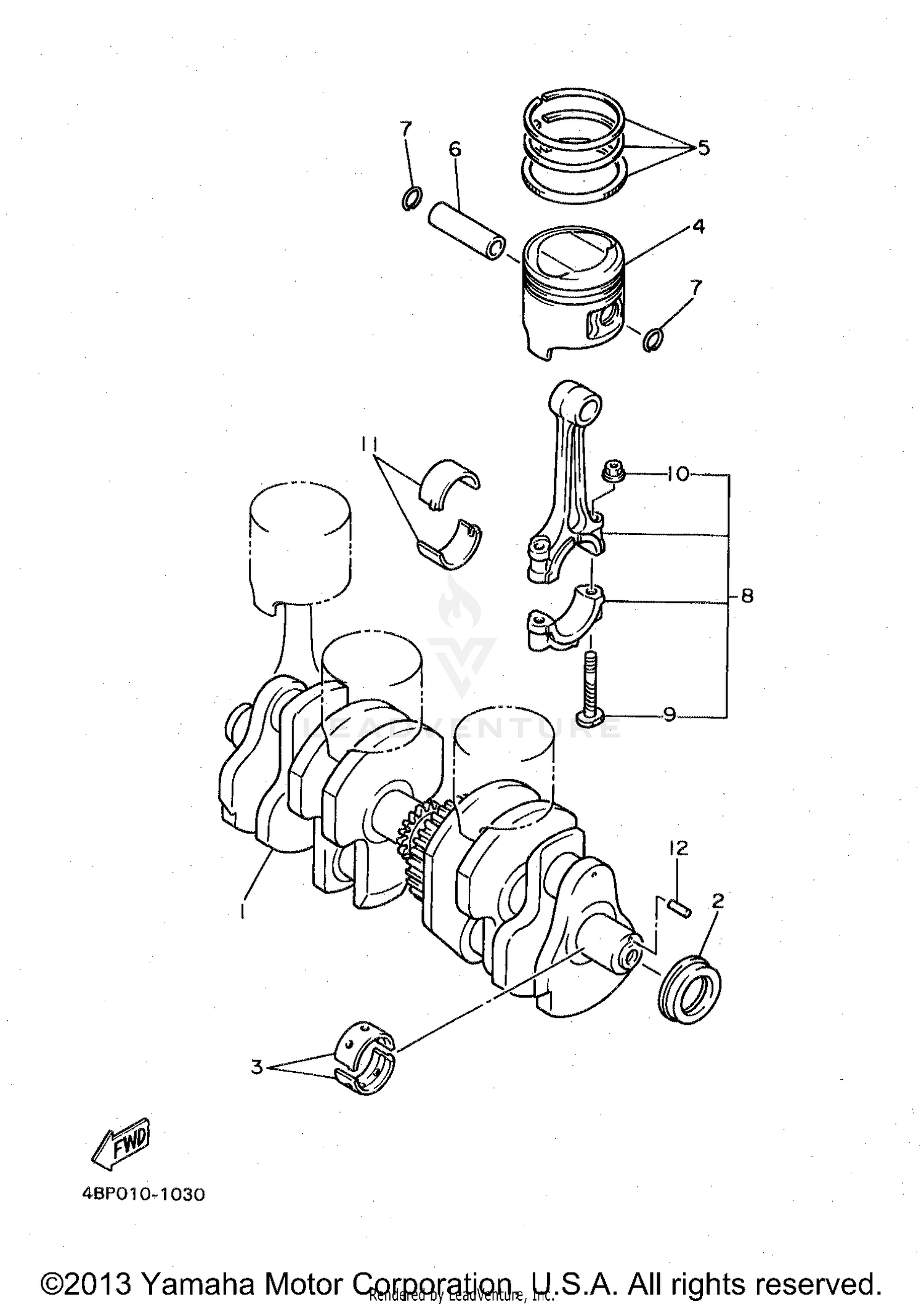 CRANKSHAFT PISTON