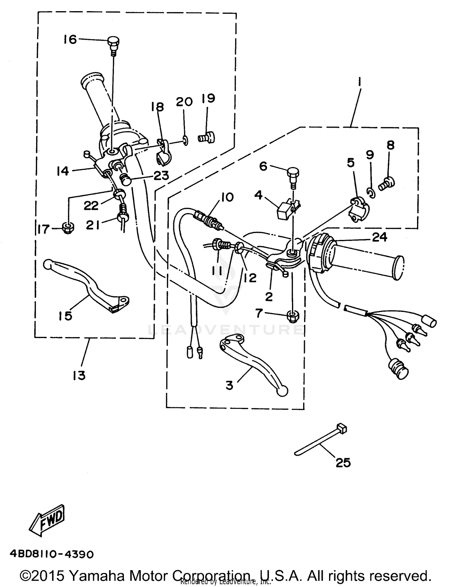 HANDLE SWITCH - LEVER