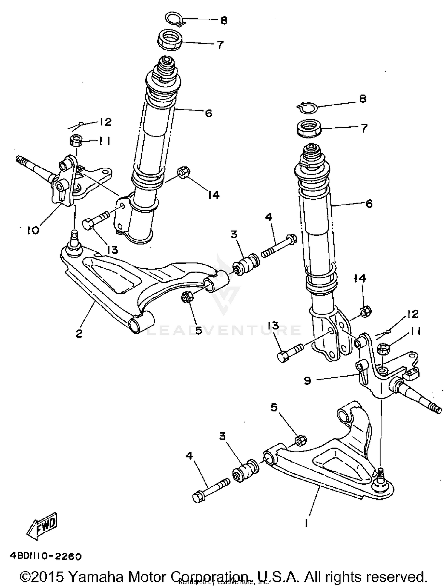 FRONT SUSPENSION - WHEEL