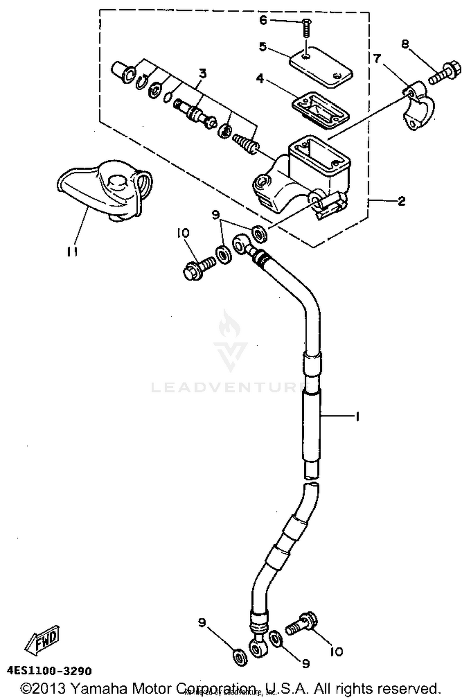 FRONT MASTER CYLINDER