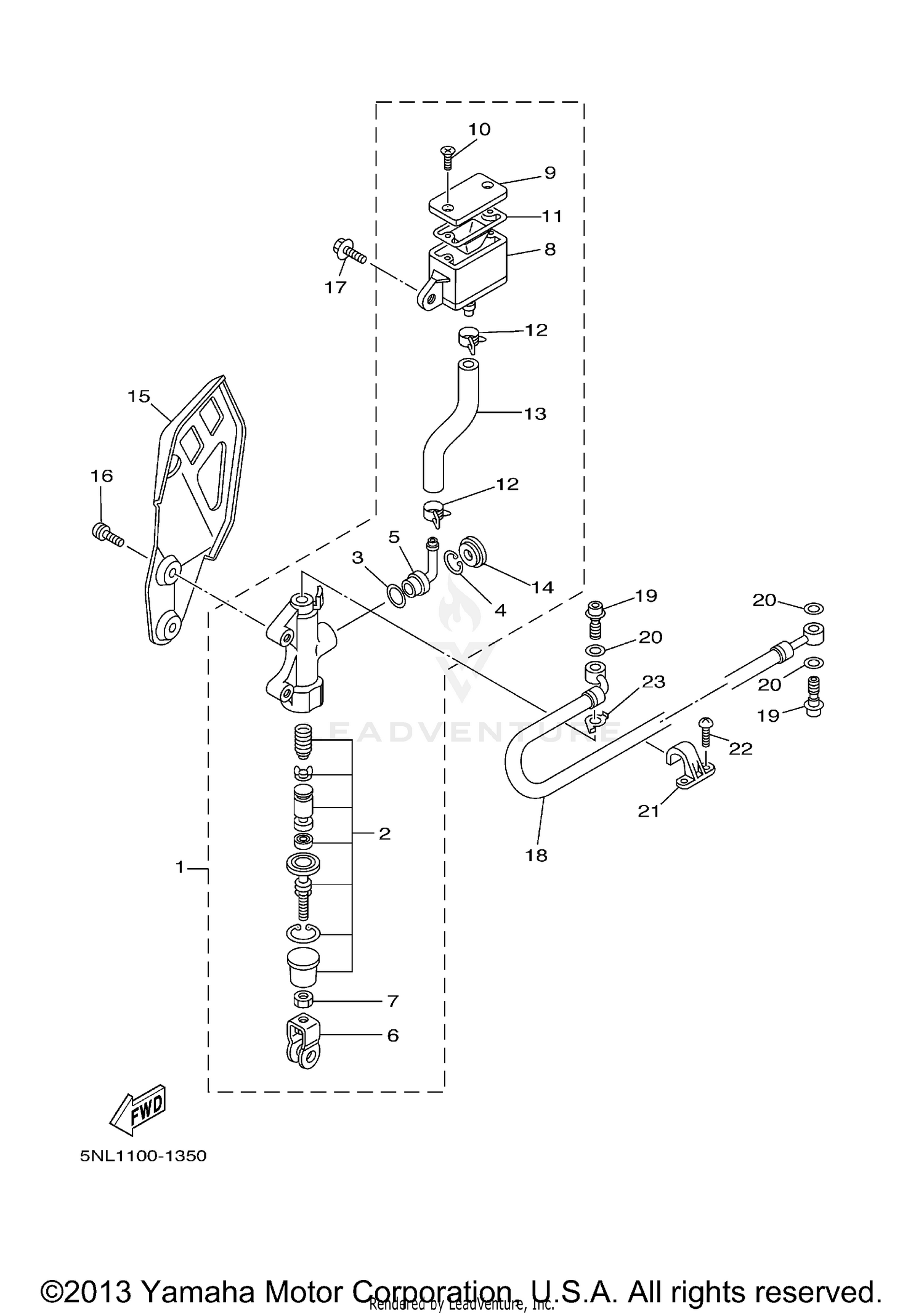 REAR MASTER CYLINDER
