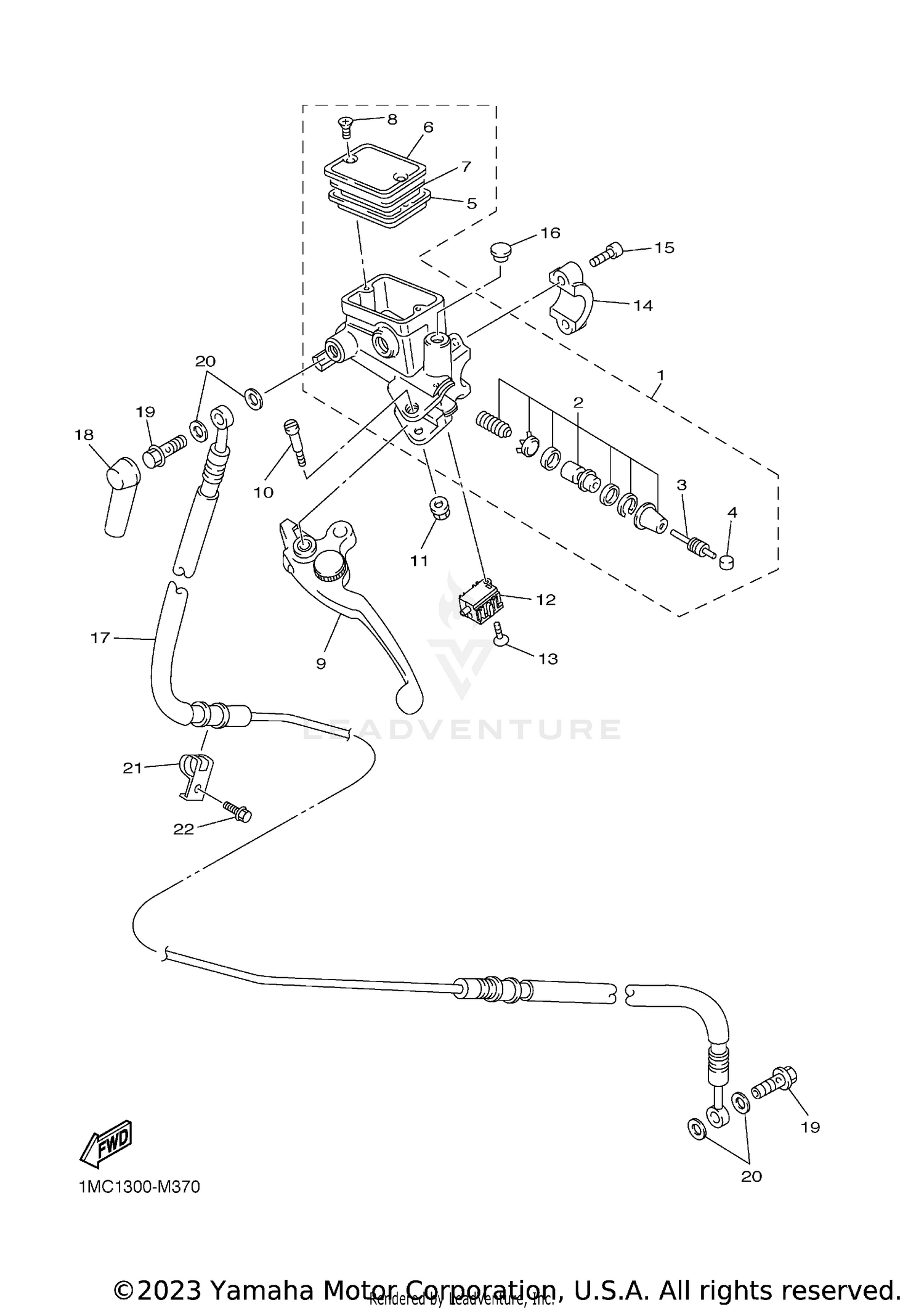FRONT MASTER CYLINDER 2