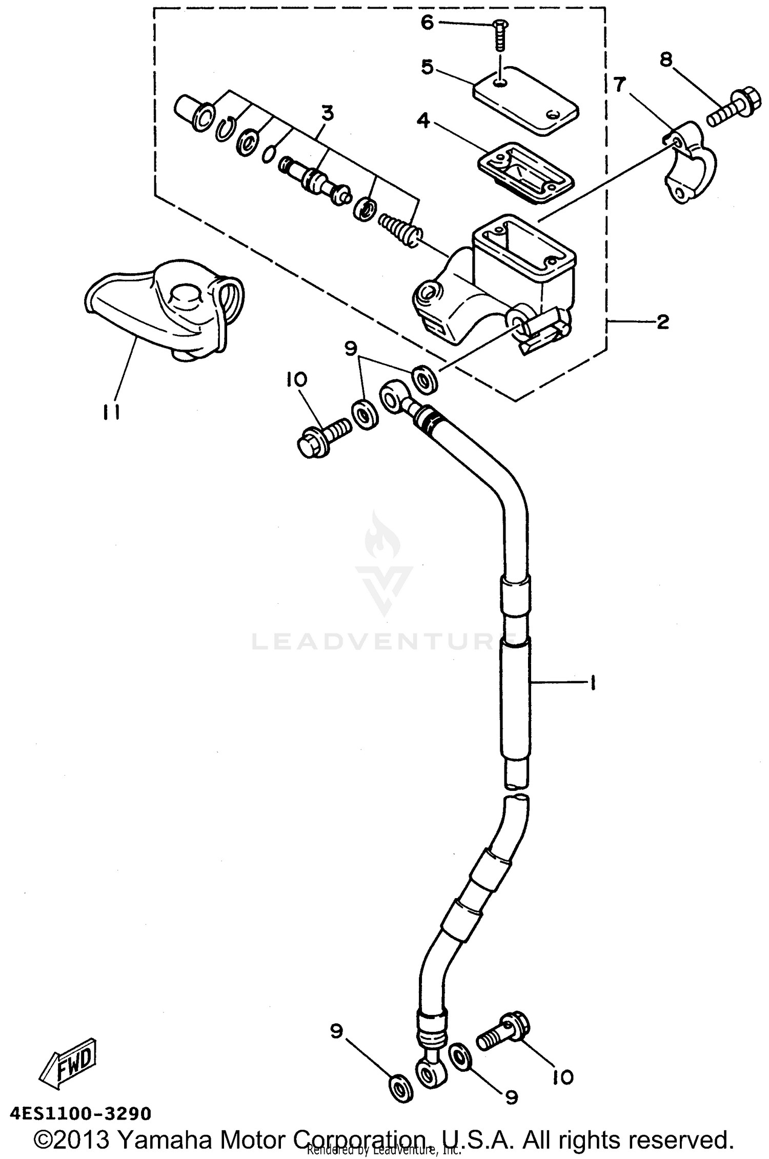 FRONT MASTER CYLINDER
