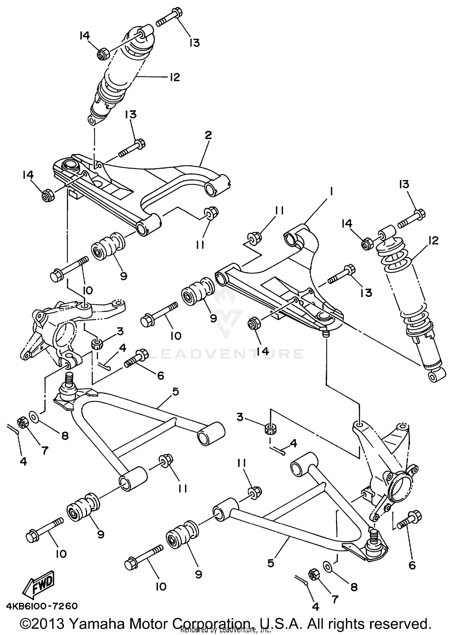 FRONT SUSPENSION WHEEL