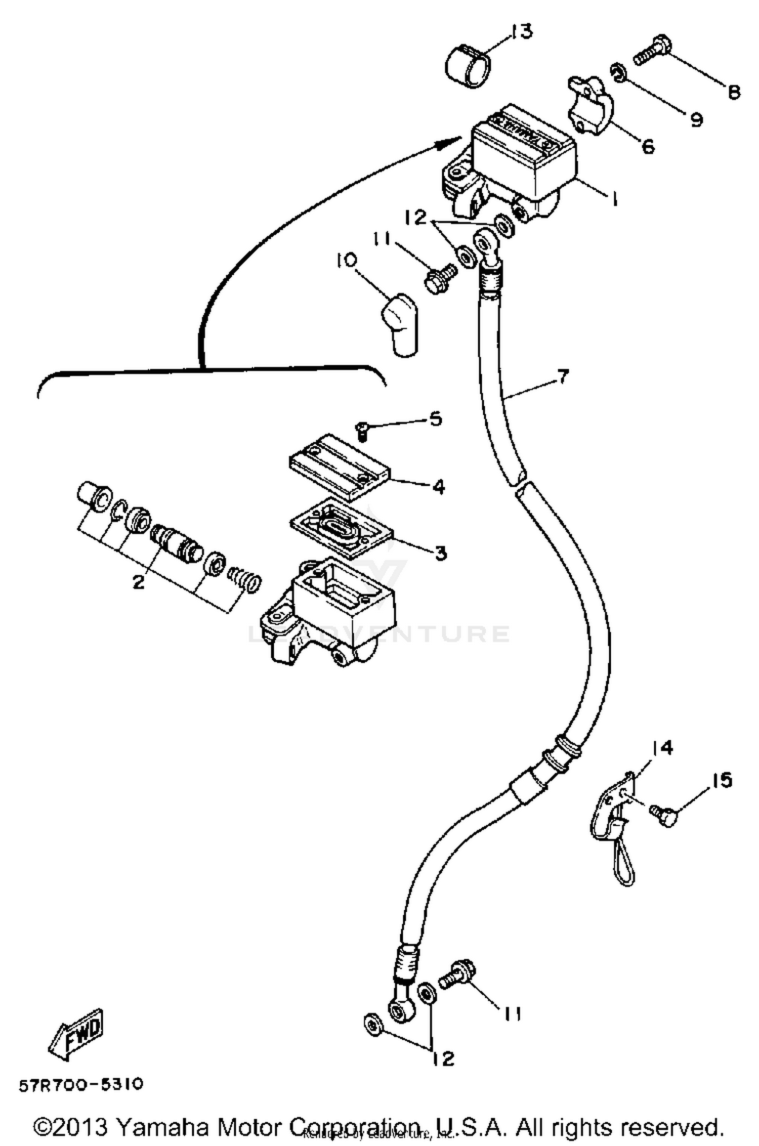 FRONT MASTER CYLINDER
