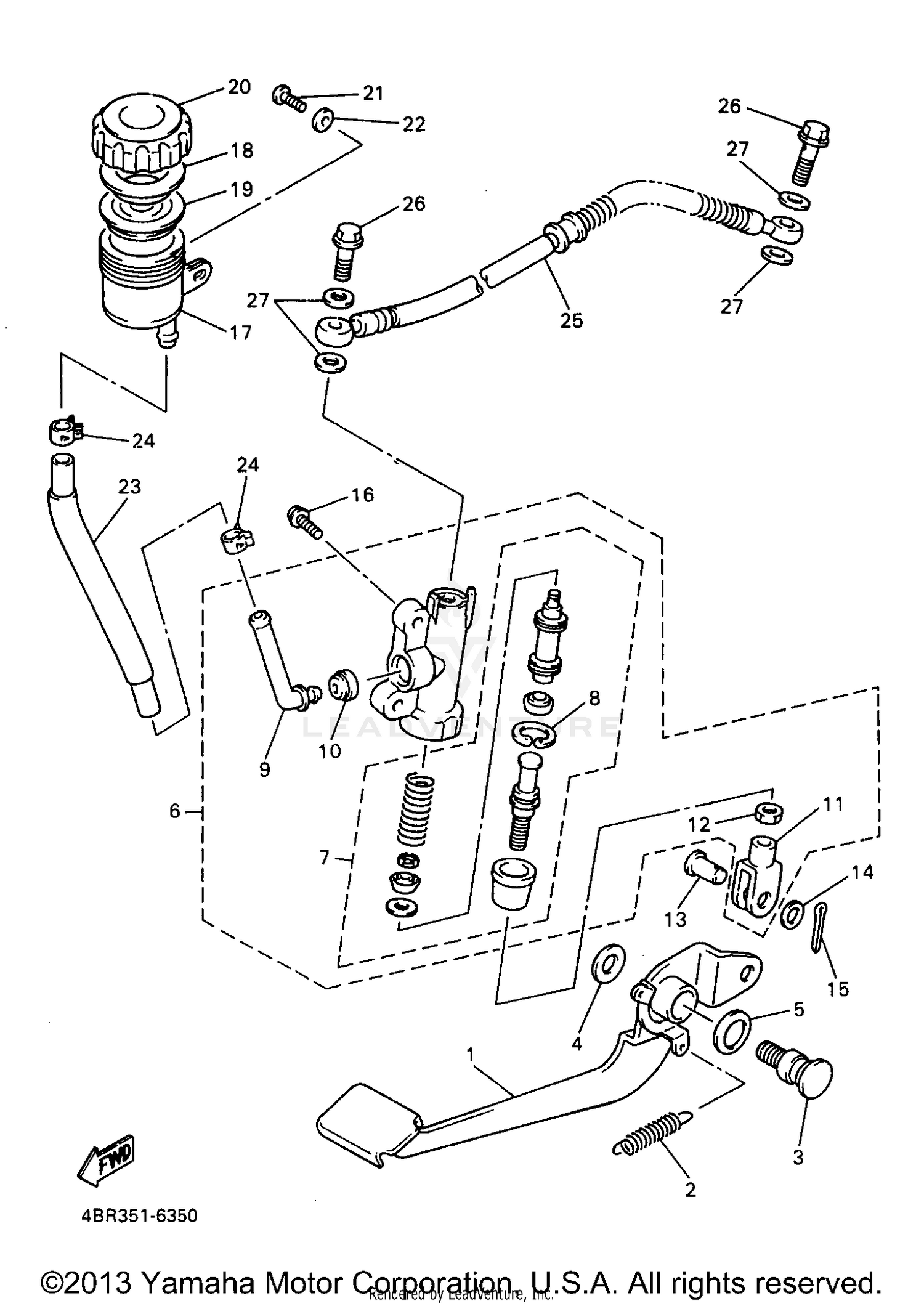 REAR MASTER CYLINDER