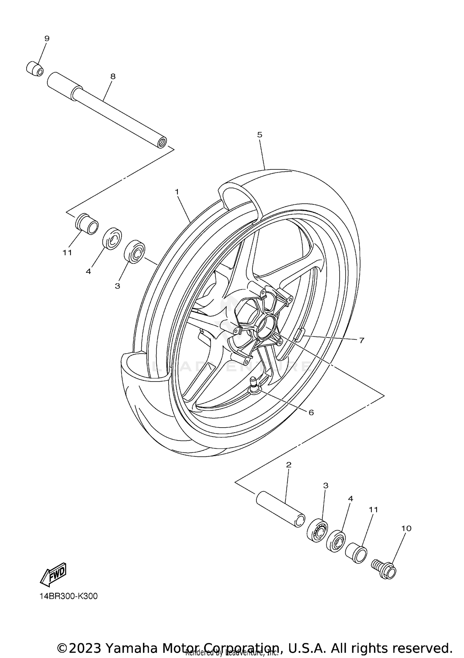 FRONT WHEEL