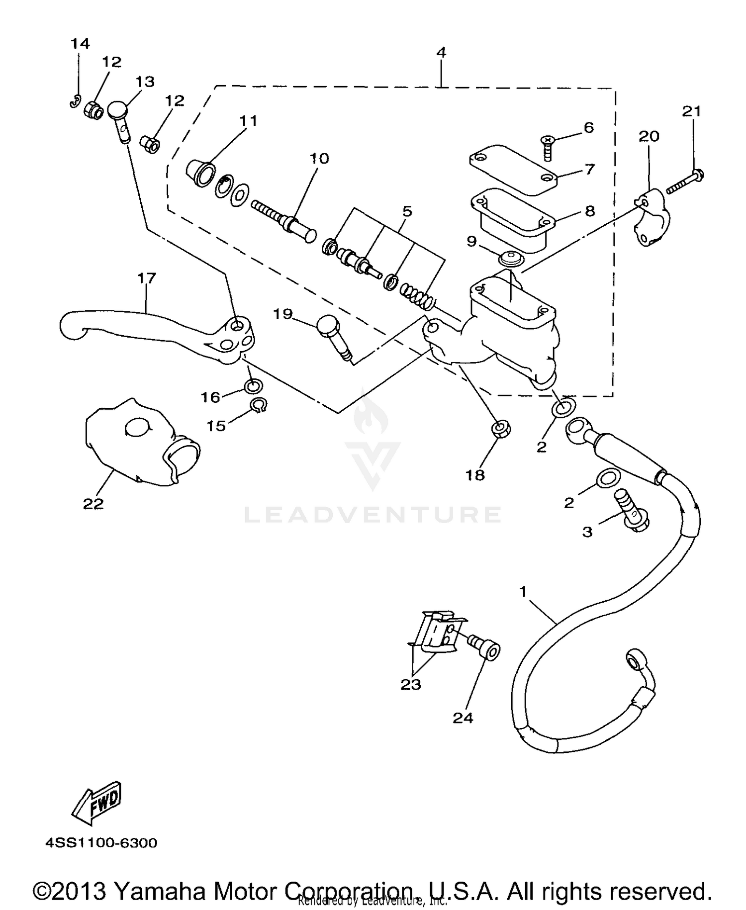 FRONT MASTER CYLINDER