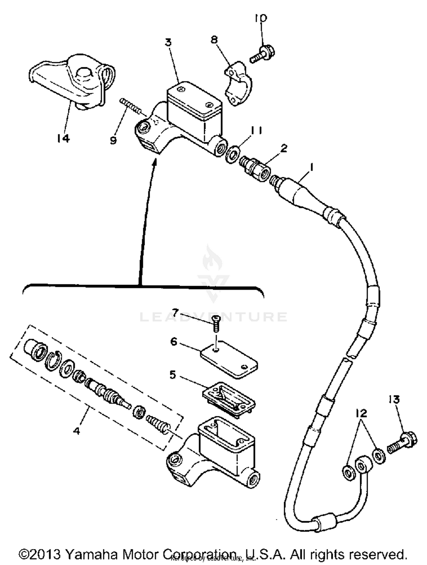 FRONT MASTER CYLINDER