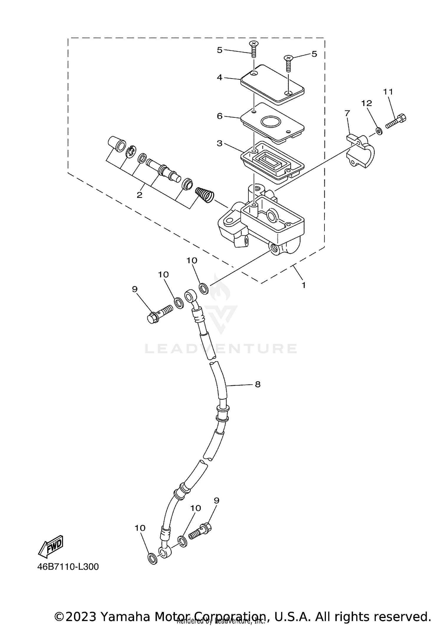 FRONT MASTER CYLINDER