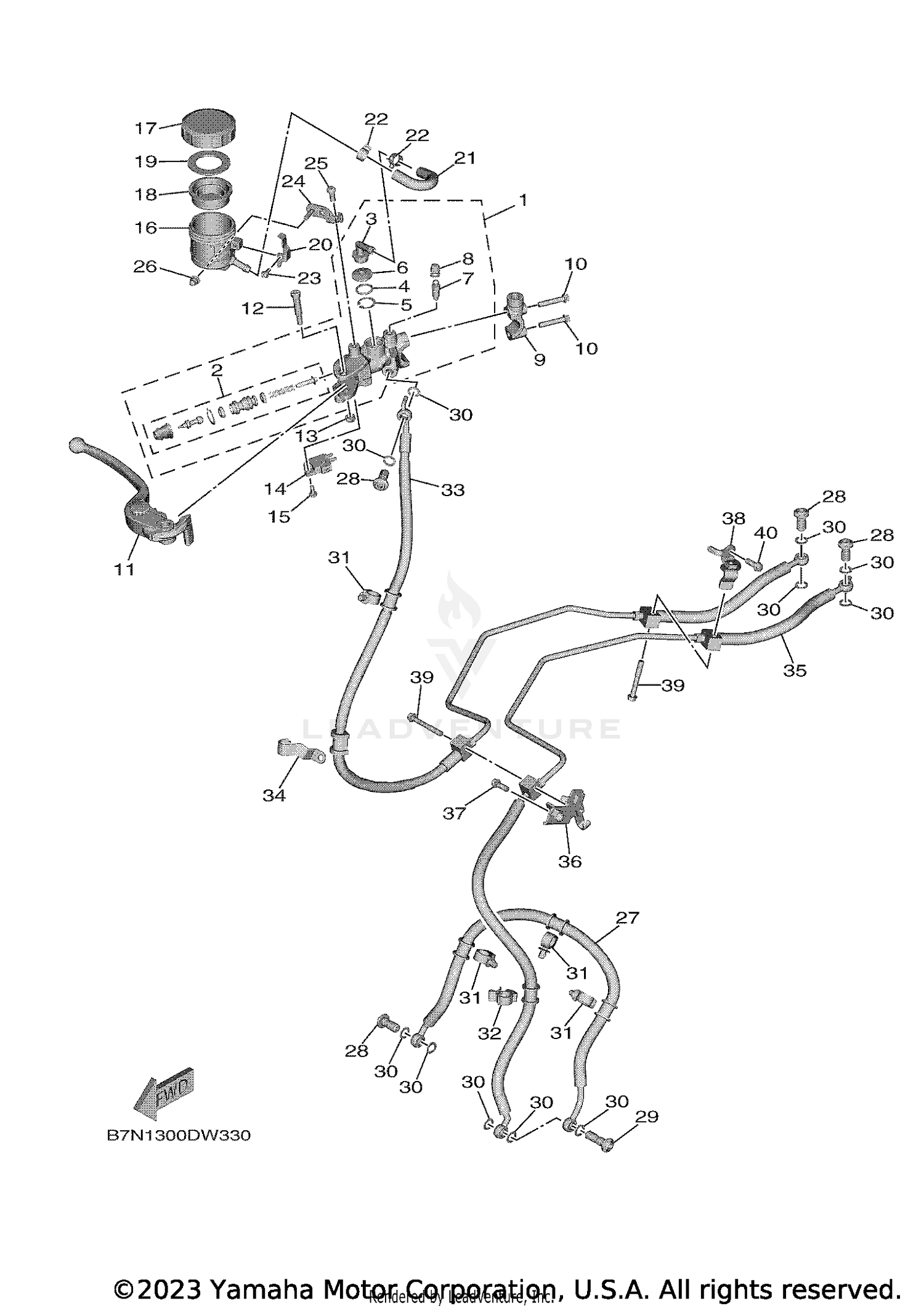 FRONT MASTER CYLINDER