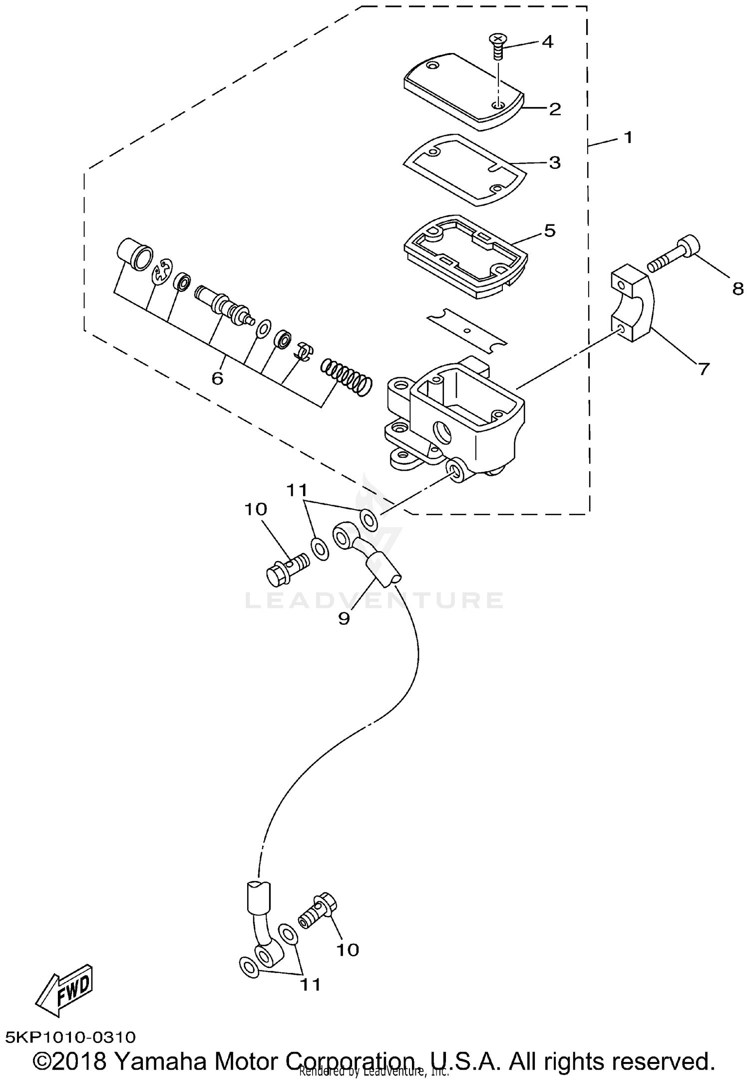 FRONT MASTER CYLINDER