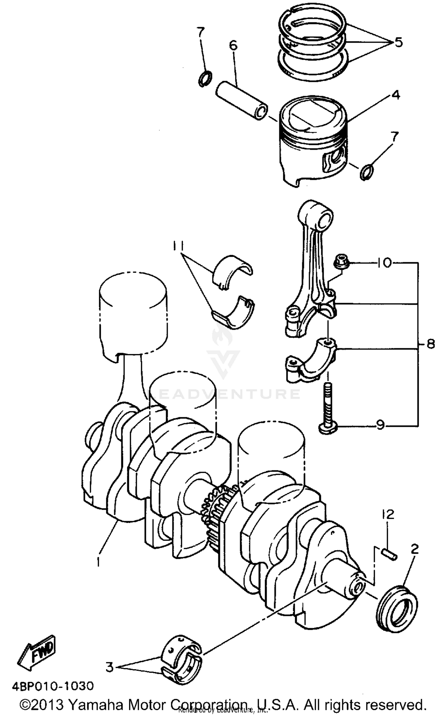CRANKSHAFT PISTON