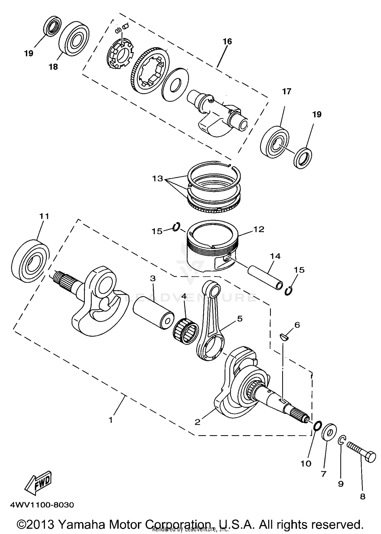CRANKSHAFT PISTON