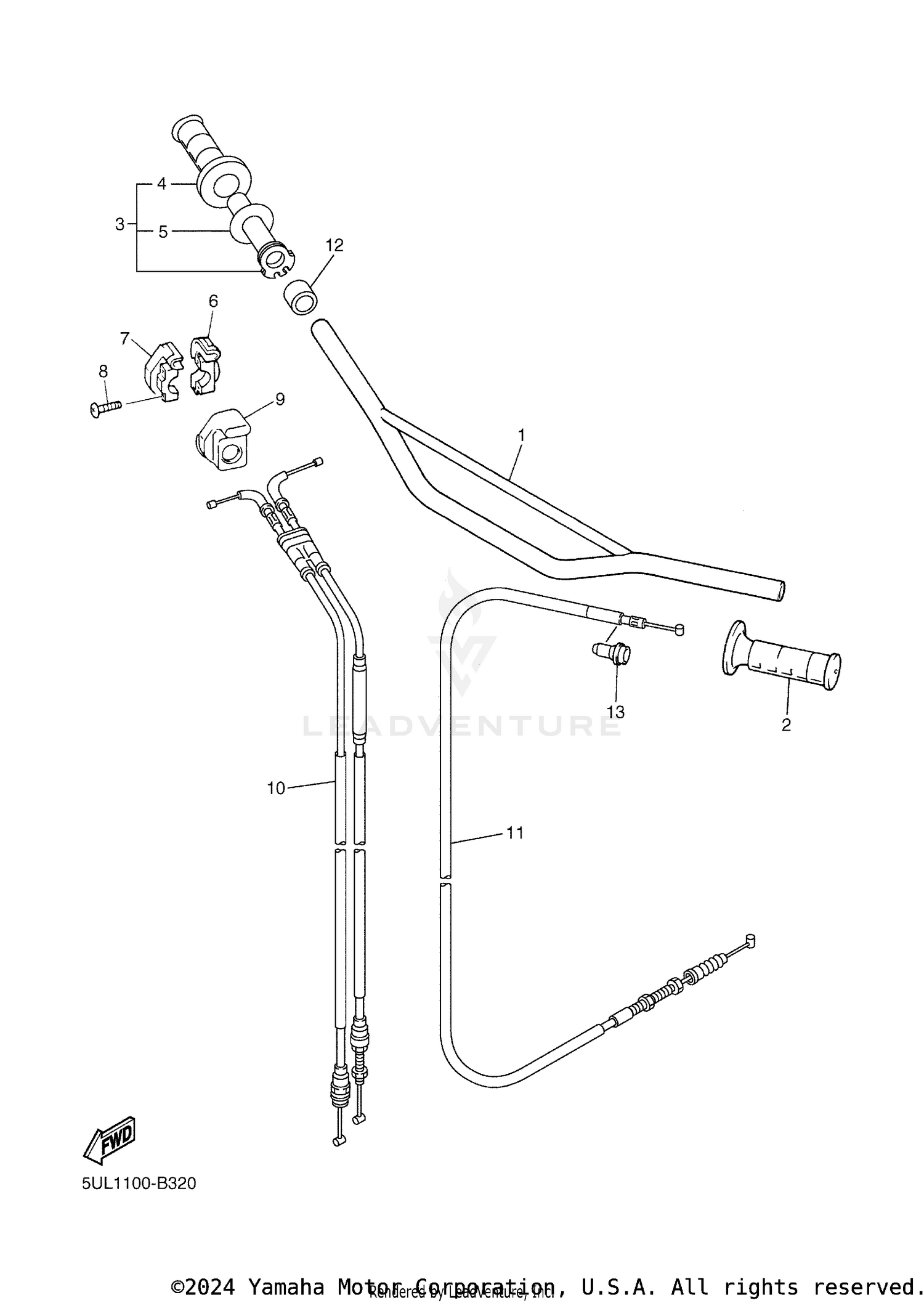 STEERING HANDLE & CABLE