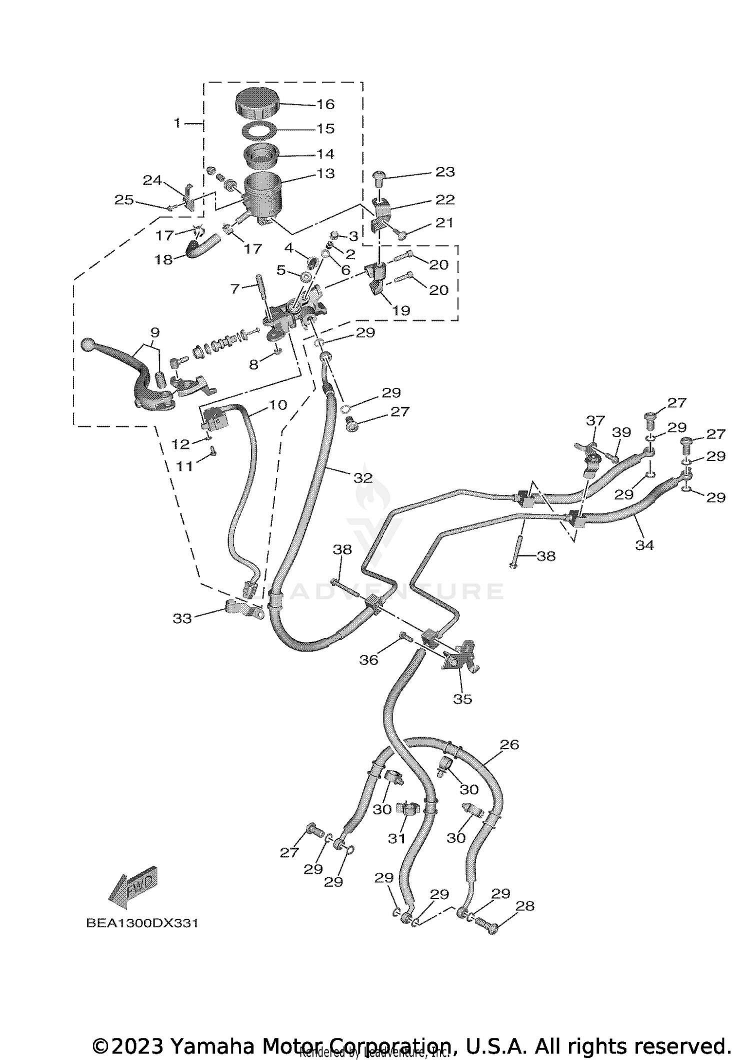 FRONT MASTER CYLINDER
