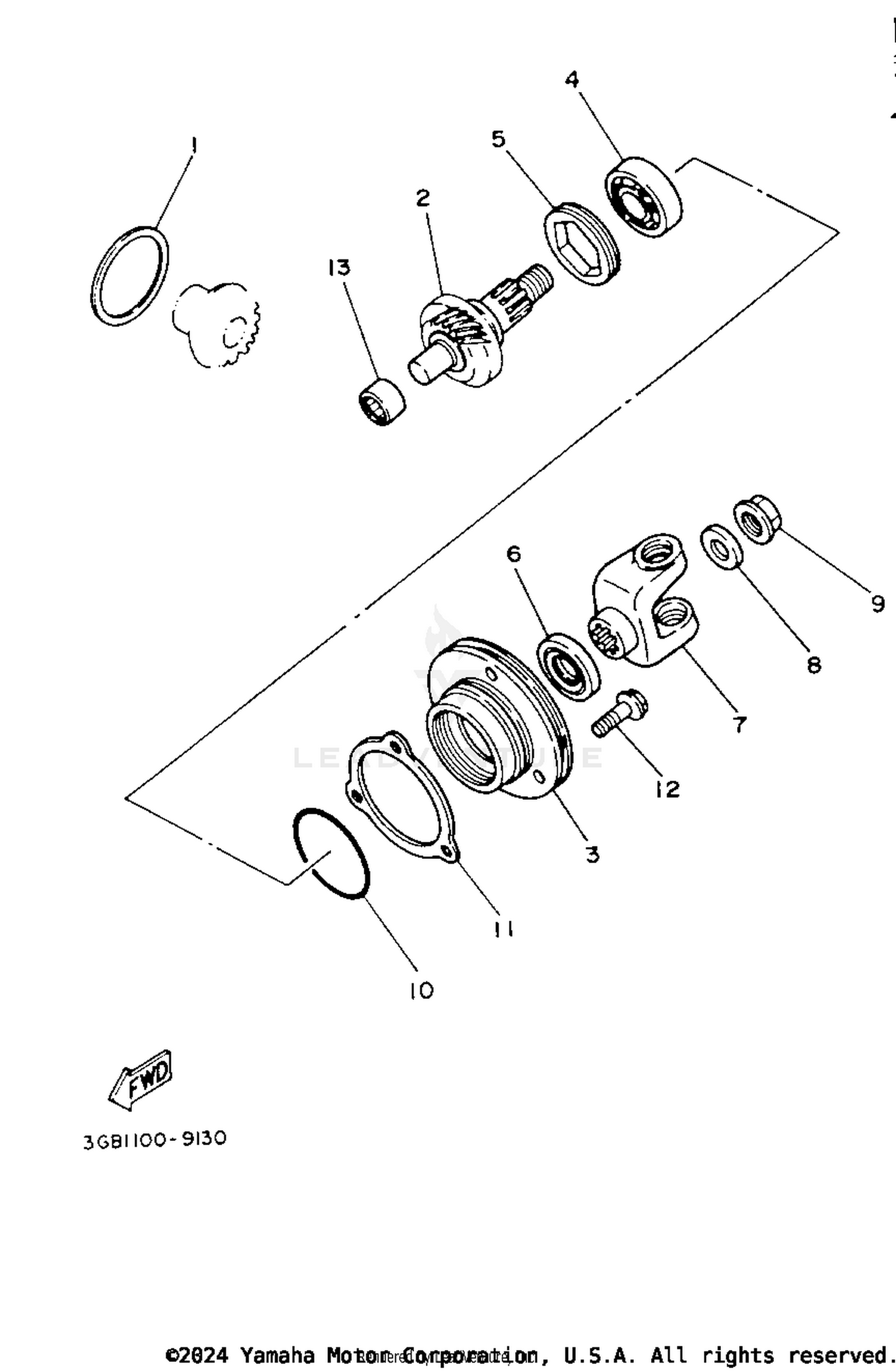 MIDDLE DRIVE GEAR