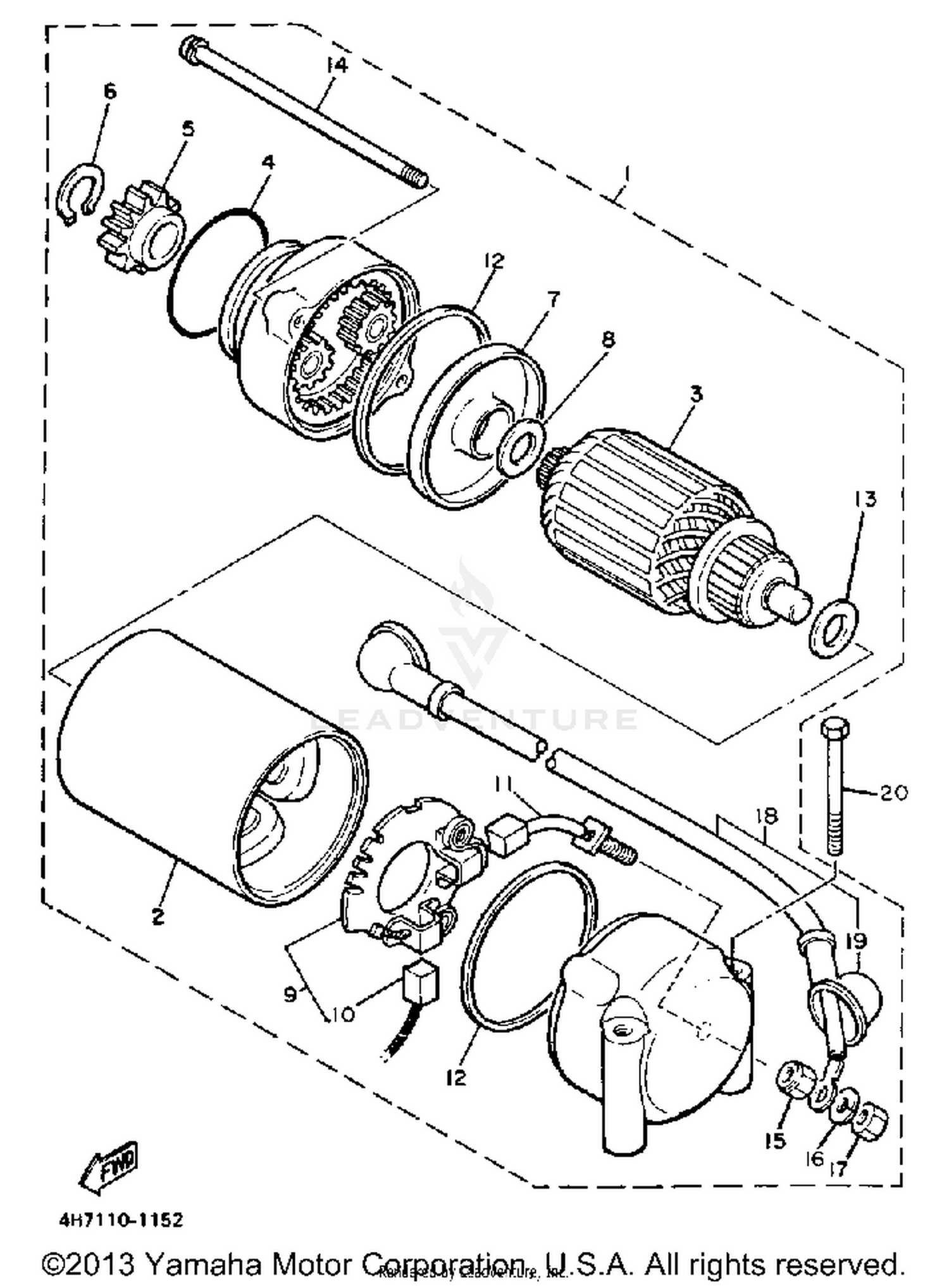 STARTING MOTOR