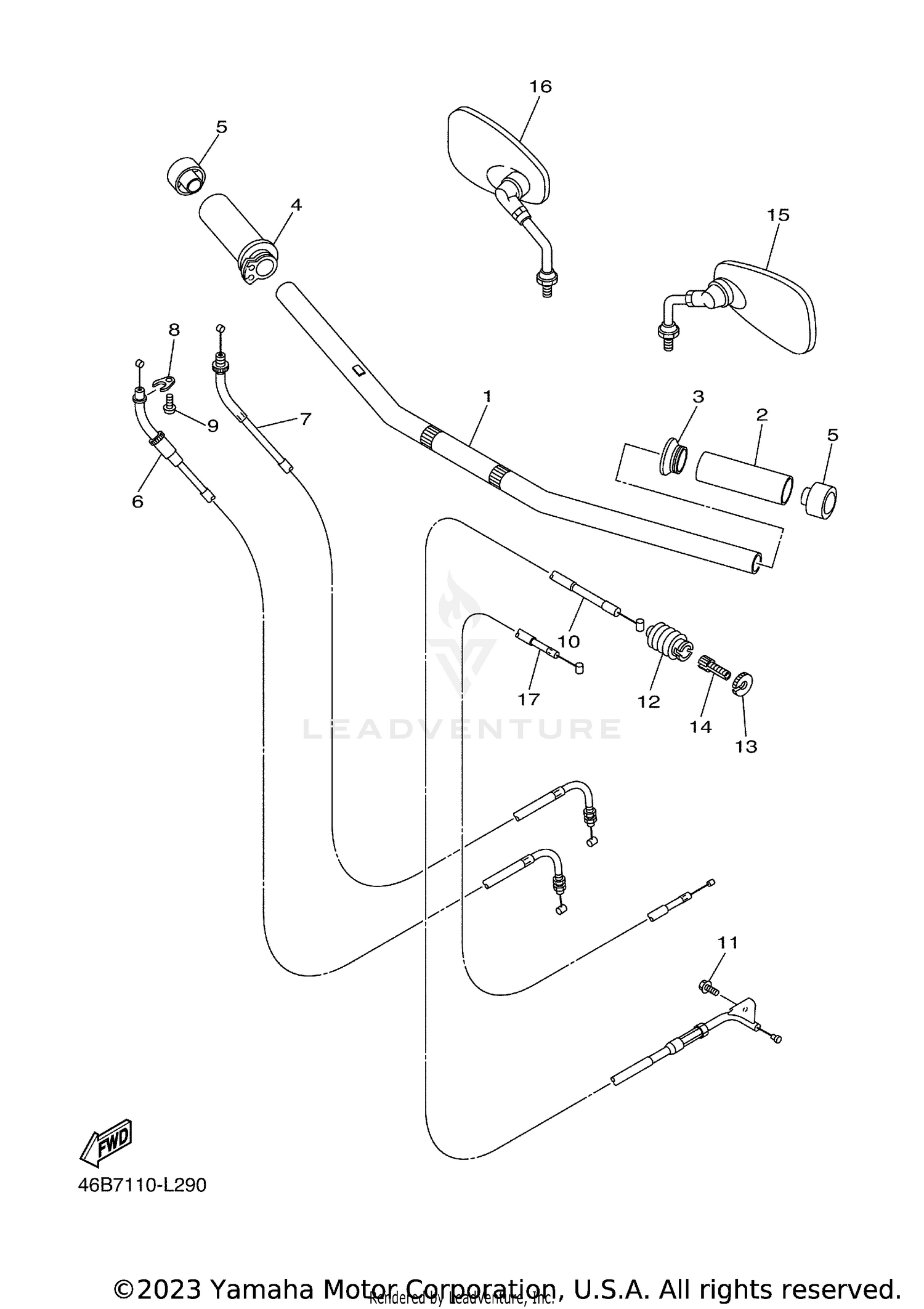 STEERING HANDLE & CABLE