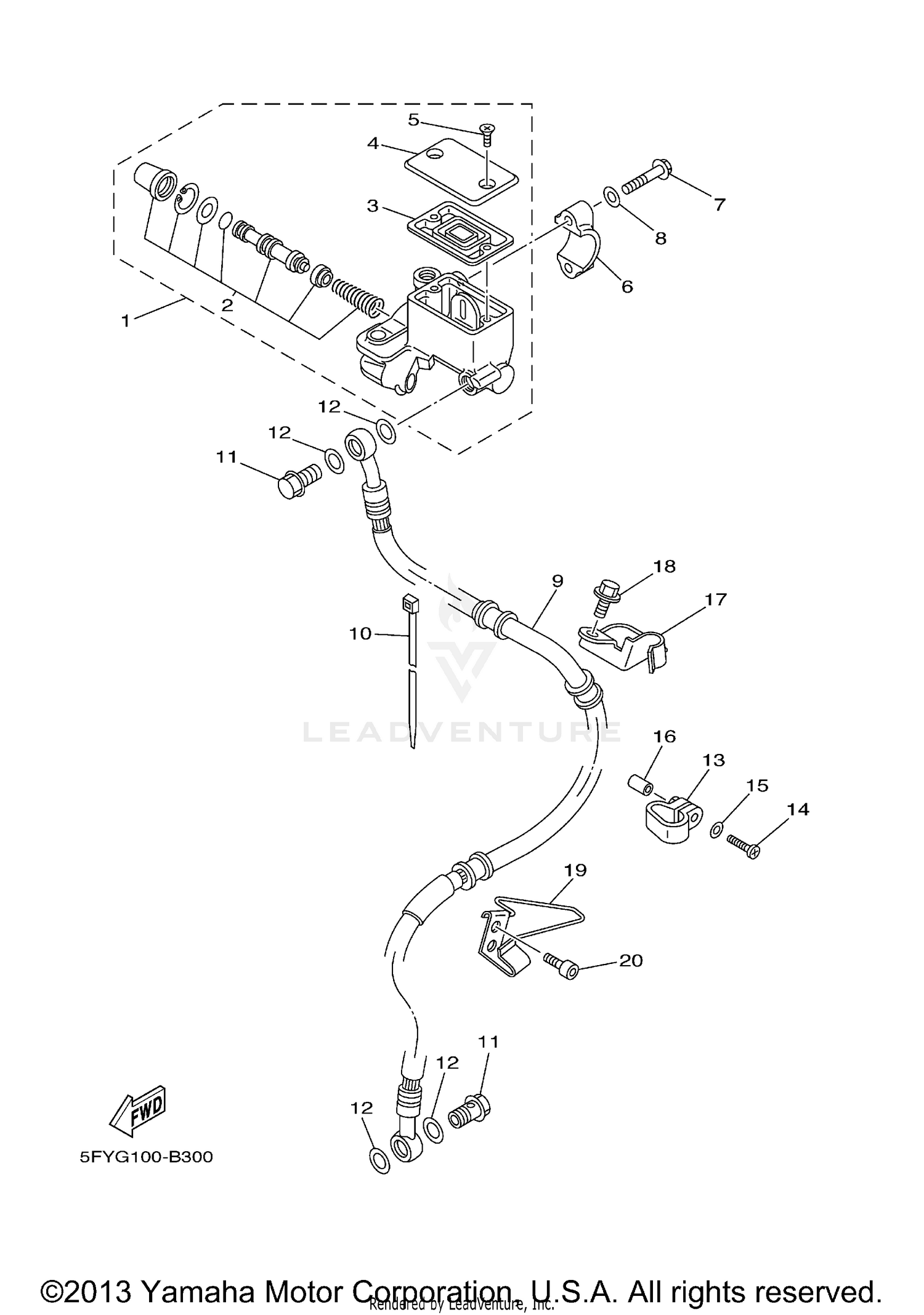 FRONT MASTER CYLINDER