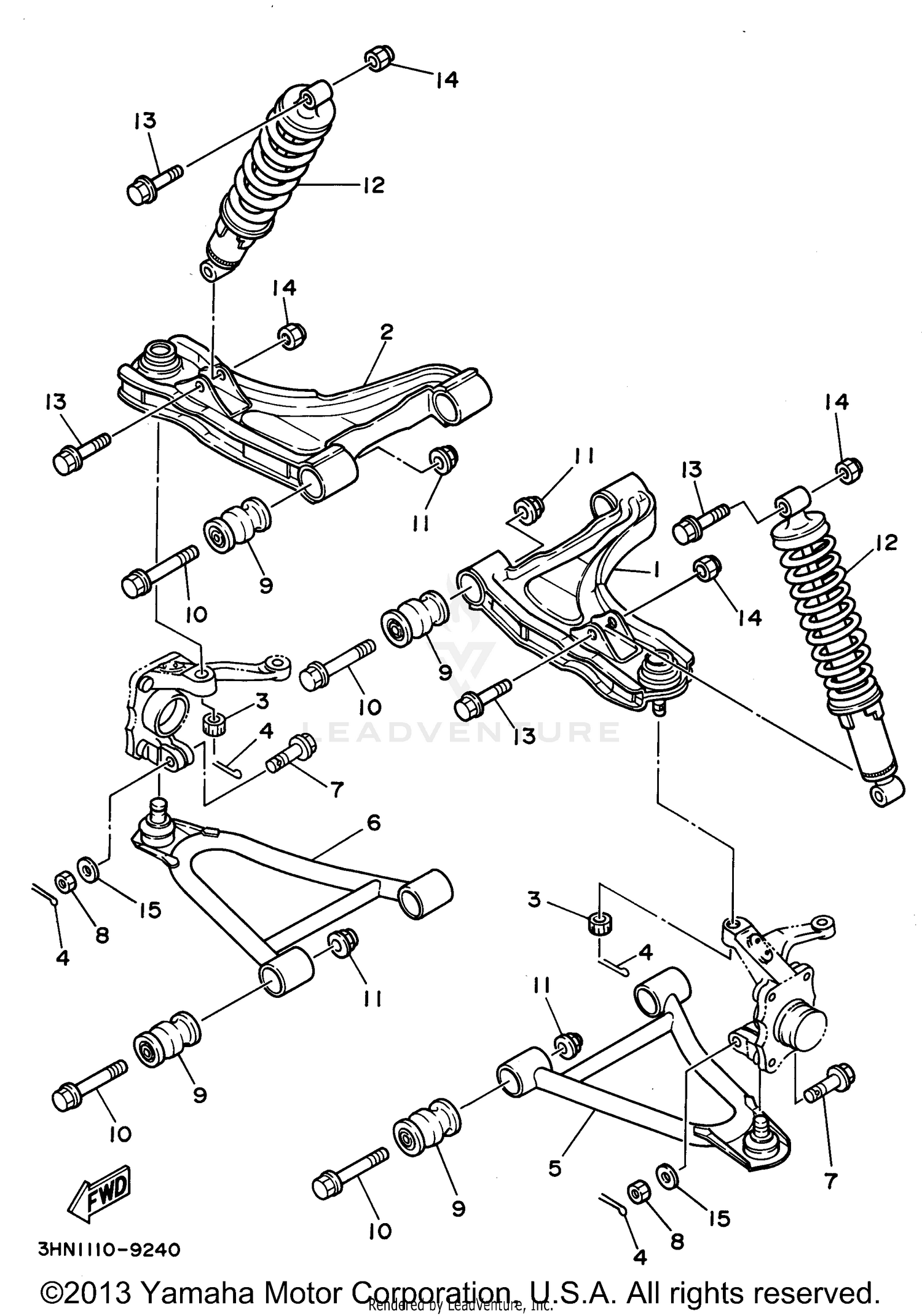 FRONT SUSPENSION WHEEL