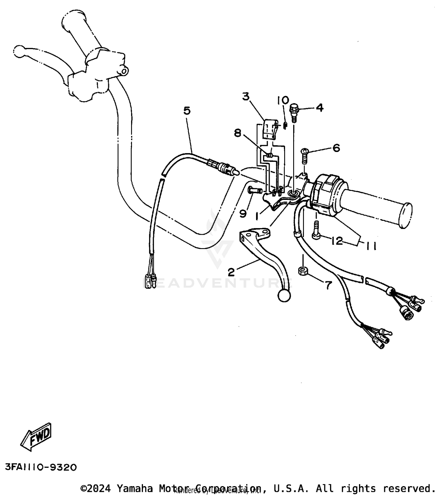 HANDLE SWITCH LEVER