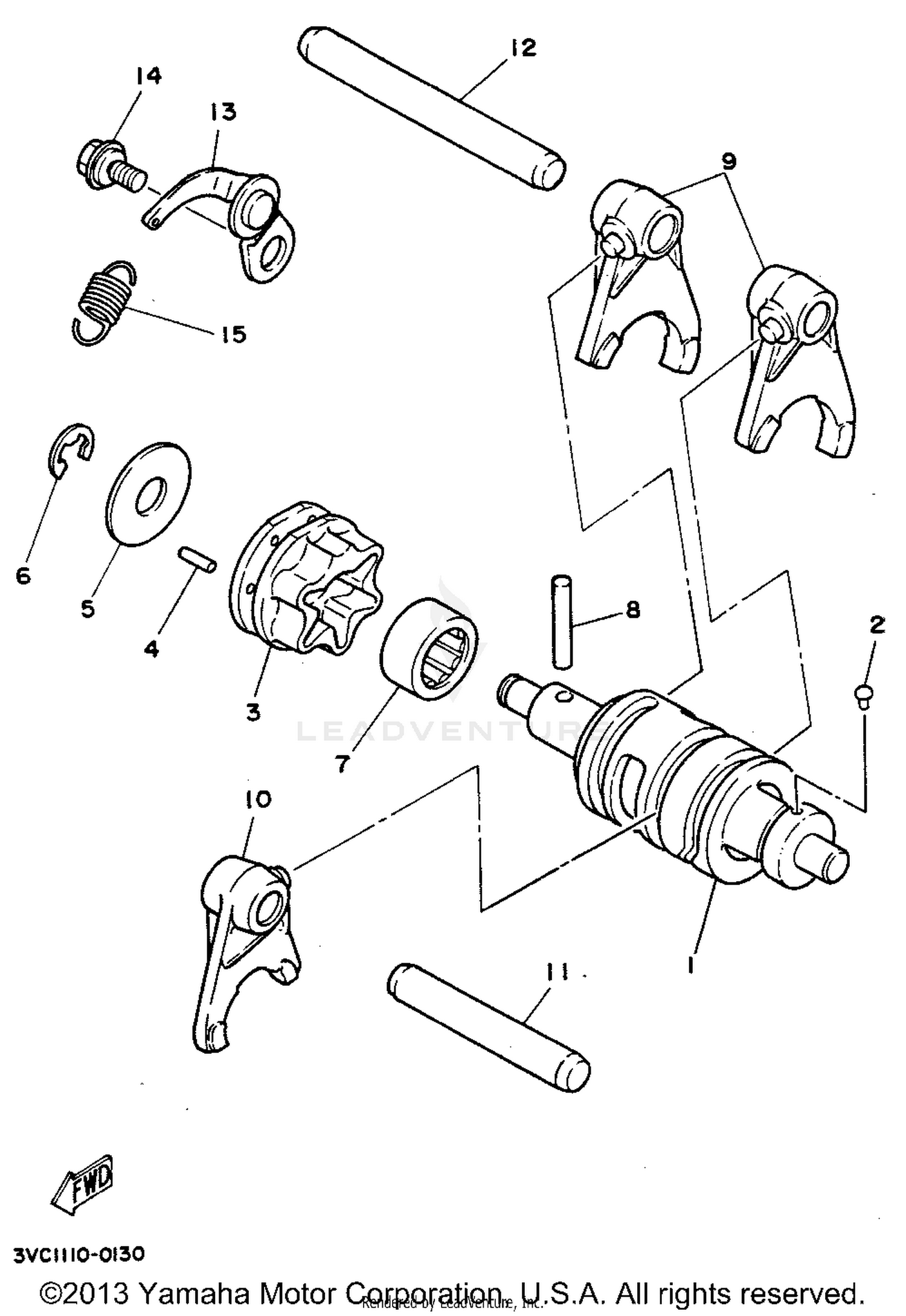 SHIFT CAM - SHIFT FORK